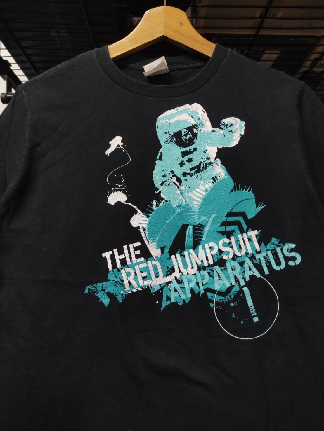 Band Tees Vtg 00's The Red Jumpsuit Apparatus " Astronaut " T-Shirt Size US M / EU 48-50 / 2 - 1 Thumbnail