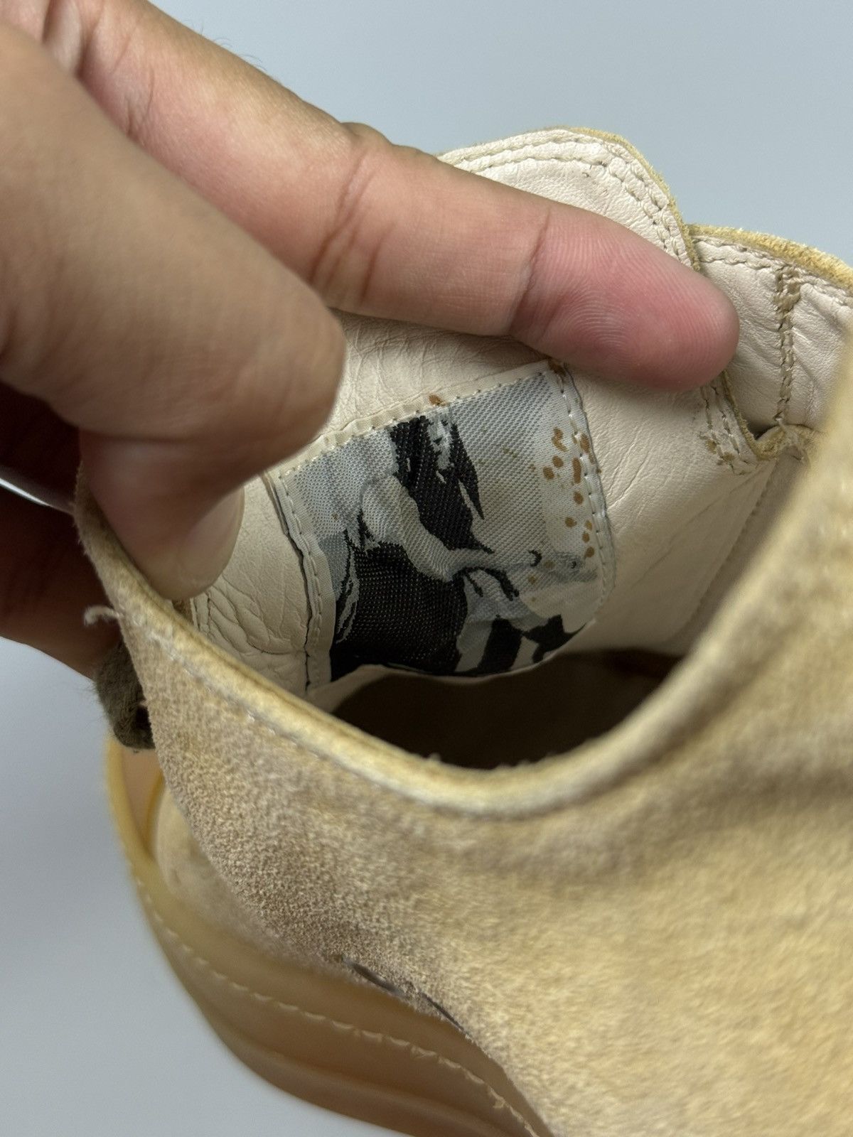 Rick Owens Rick Owens - Gum Sole Suede ‘Ramones’ Low Top Sneakers Size US 8 / EU 41 - 14 Thumbnail