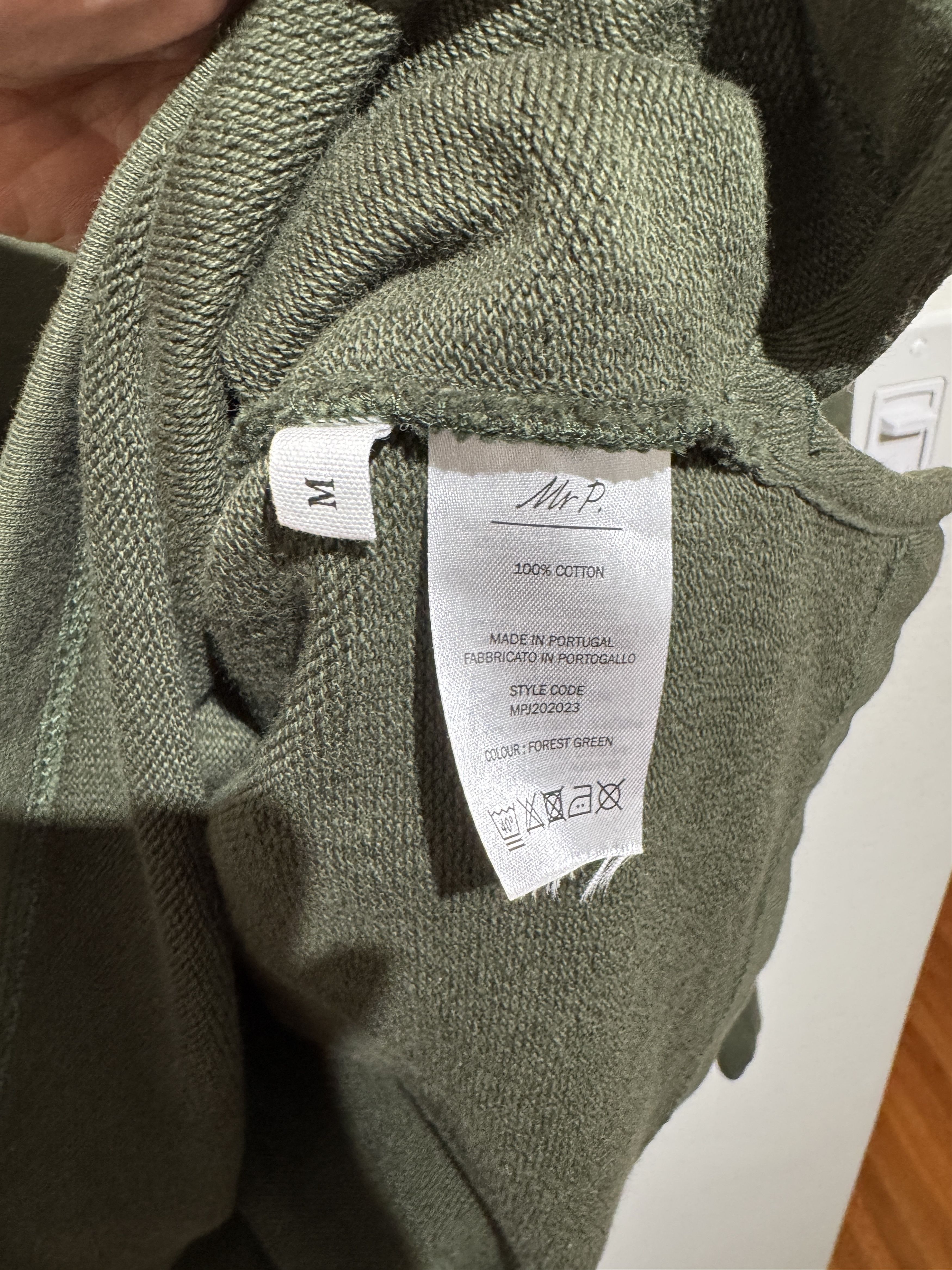 Mr P. Mr P. Quarter-Zip Sweatshirt – Sage Green Size US M / EU 48-50 / 2 - 4 Thumbnail