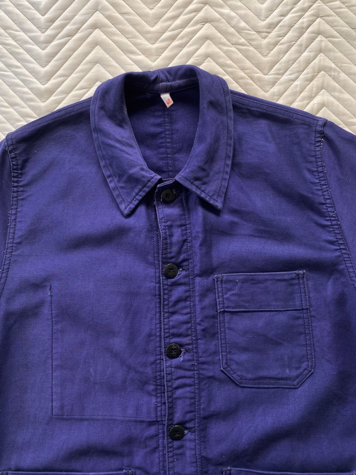 Vintage VINTAGE 60s ADOLPHE LAFONT MOLESKIN CHORE JACKET Size US S / EU 44-46 / 1 - 3 Thumbnail