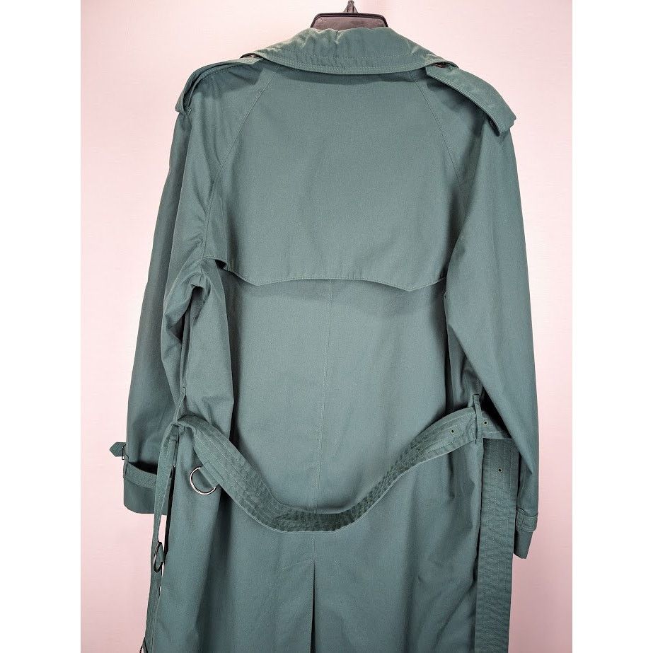 Burberry o1rshd1 CC20 Long Coat in Green Size US M / EU 48-50 / 2 - 14 Thumbnail