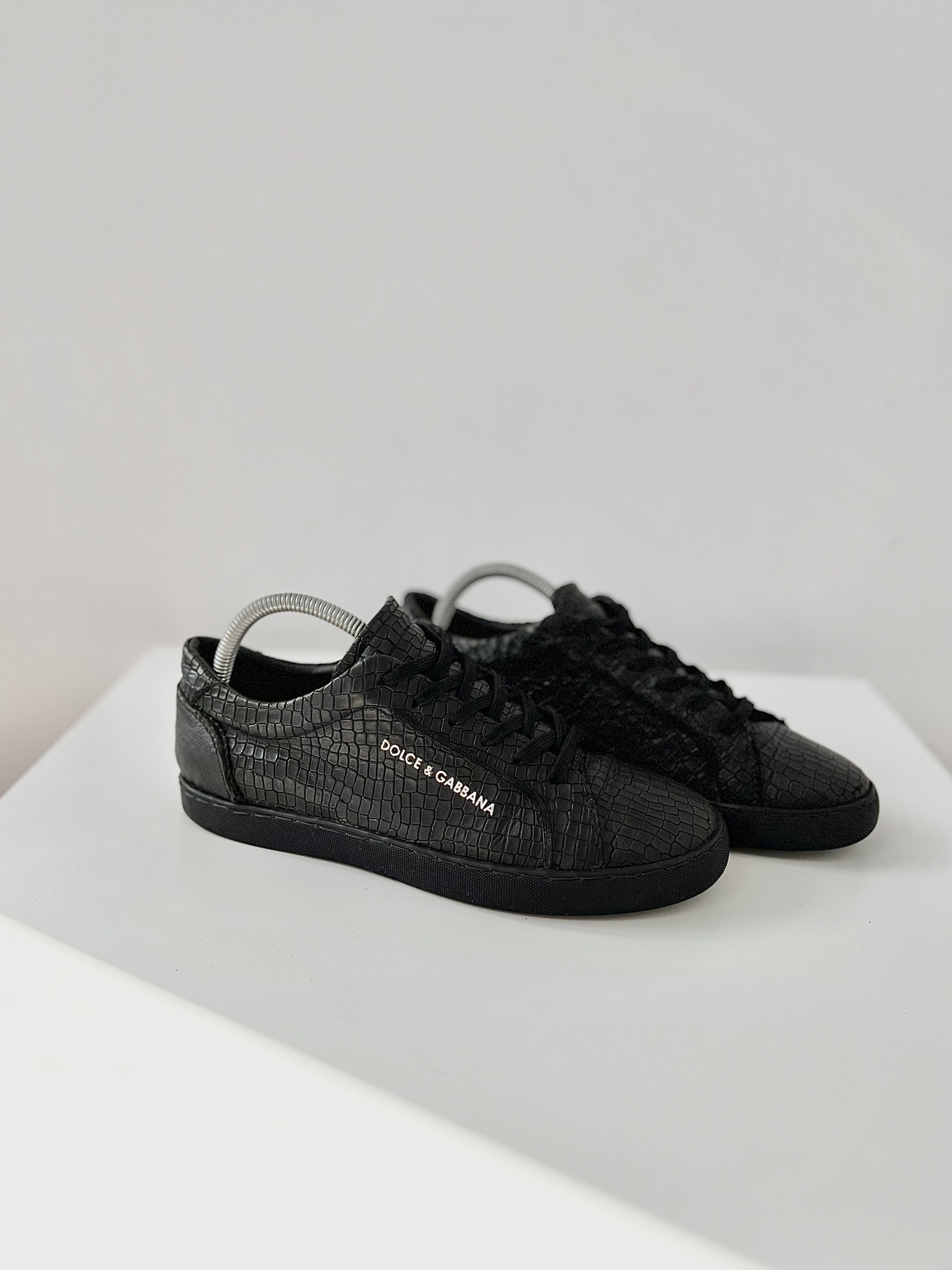 Dolce & Gabbana Dolce & Gabbana leather croc shoes Size US 10 / EU 43 - 1 Thumbnail