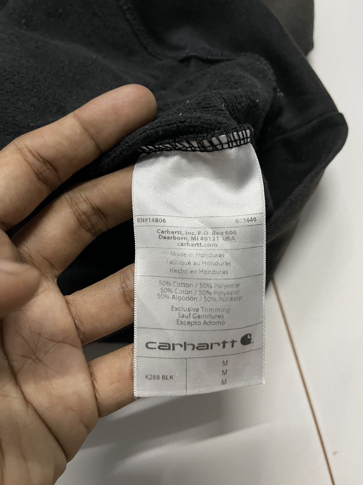 Carhartt S/S 2022 CARHARTT HOODIE SPELL OUT SLEEVE SUN FADED Size US M / EU 48-50 / 2 - 12 Thumbnail