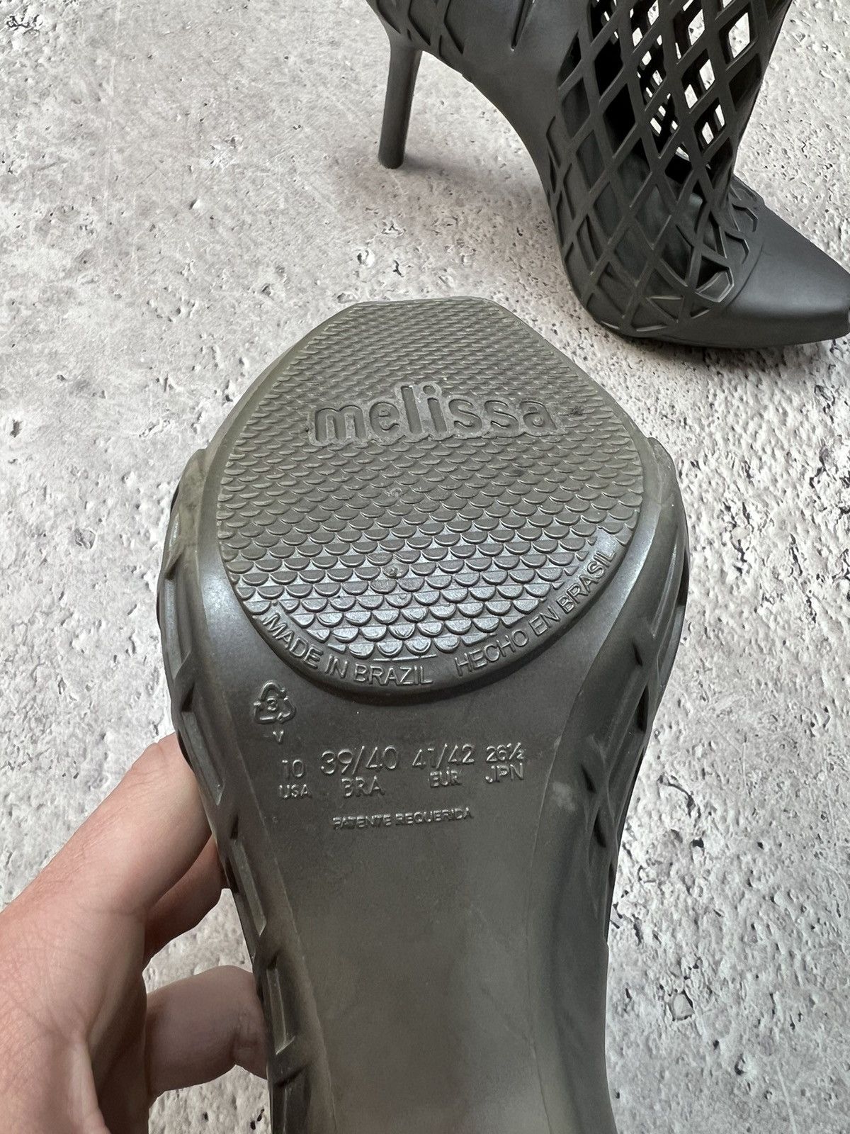 Jean Paul Gaultier Jean Paul gaultier x Melissa rubber heel boots 41 size Size US 11 / IT 41 - 10 Thumbnail