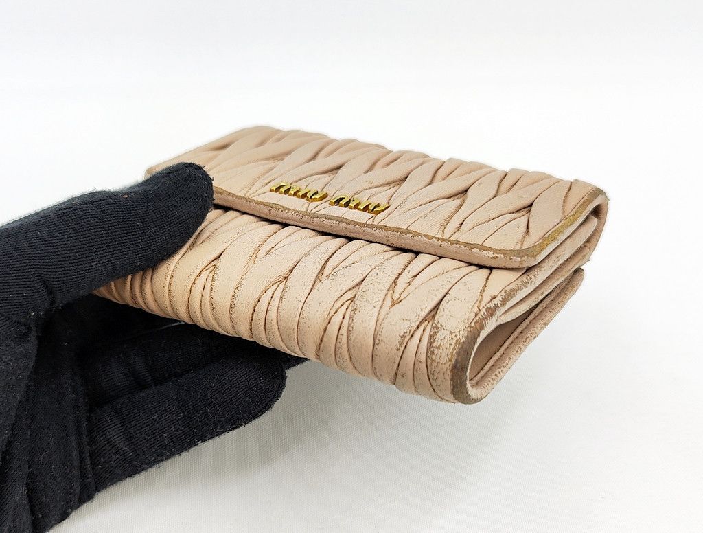 Miu Miu authentic MIU MIU Matelassé leather short wallet Size ONE SIZE - 9 Thumbnail