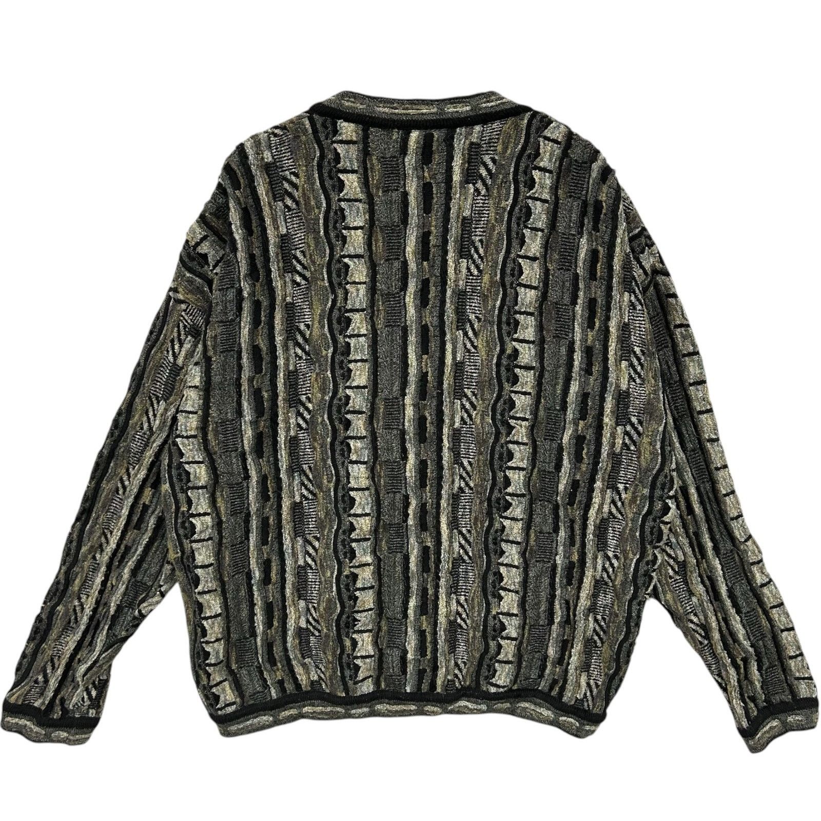 Vintage Vintage Tosani 3D Knit Cardigan Sweater Large Size US L / EU 52-54 / 3 - 5 Thumbnail