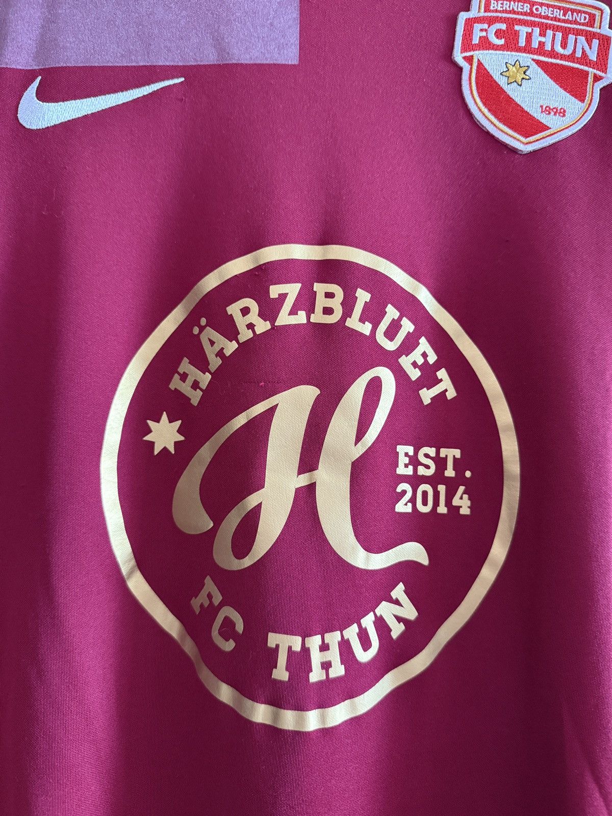 Nike Nike FC Thun Home Shirt Kablan #20 Swiss Super League Jersey Size US M / EU 48-50 / 2 - 5 Thumbnail