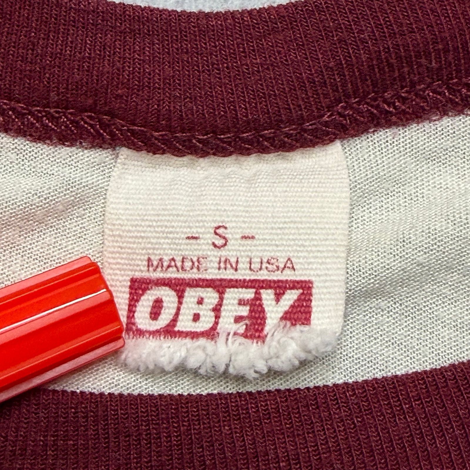 Obey Obey Worldwide Propaganda Raglan Shirt Mens S USA 3/4 Sleeve Size US S / EU 44-46 / 1 - 3 Thumbnail