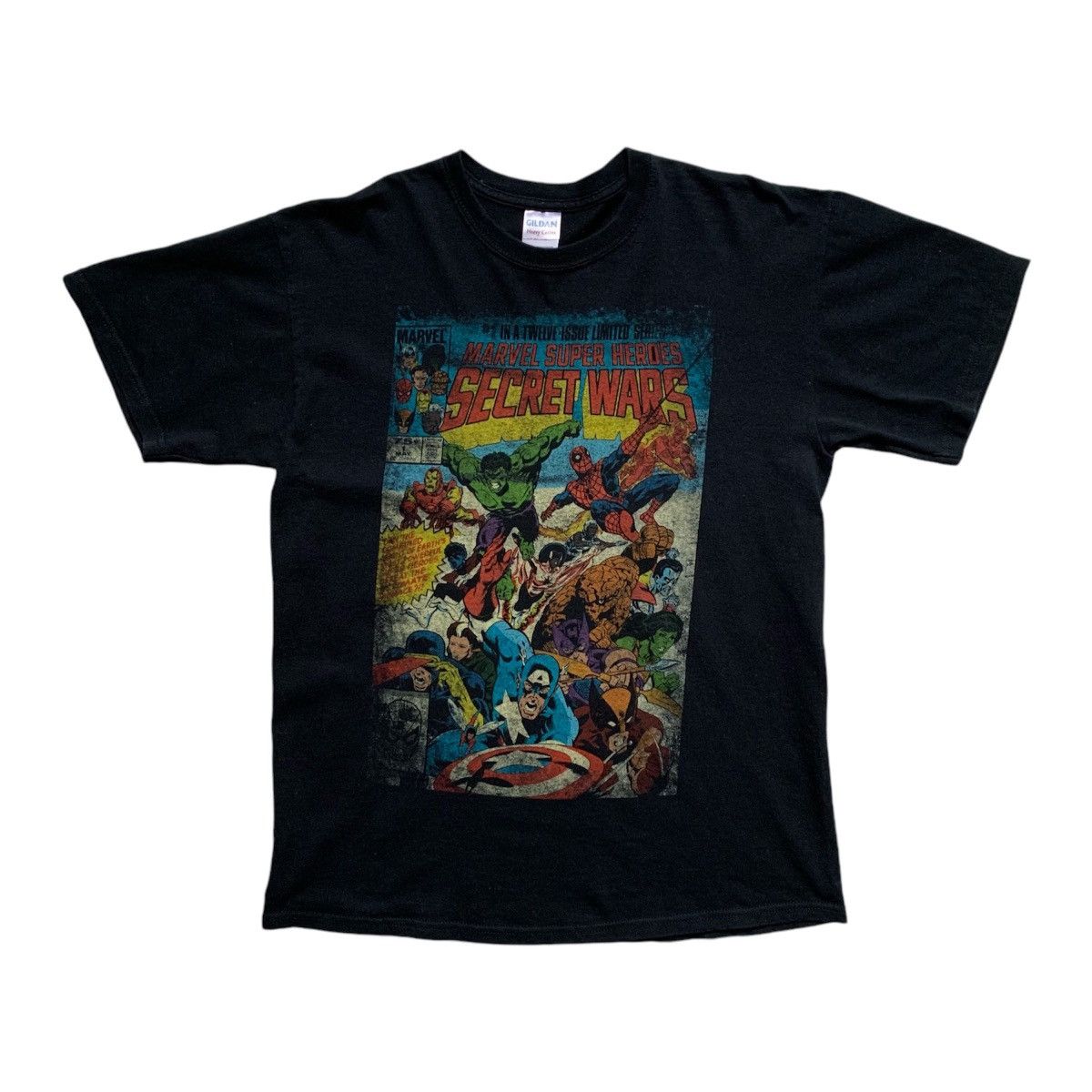 Marvel Comics × Vintage Rare! Vintage Y2K Marvel Secret Wars Big Print T-Shirt Size US M / EU 48-50 / 2 - 1 Thumbnail
