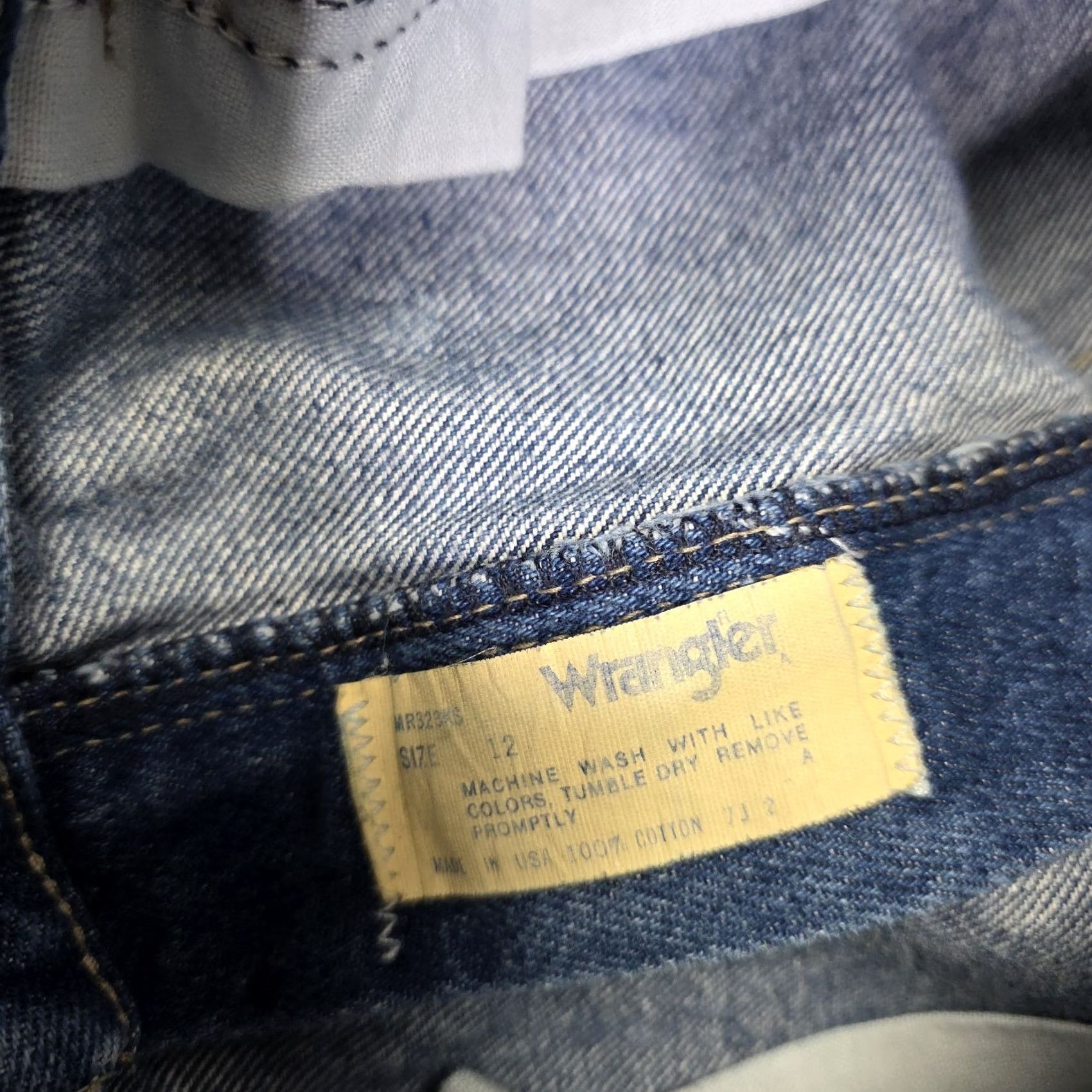 Wrangler VINTAGE Wrangler Jeans High-Rise Tapered 24 x 29 Womens USA 90s Blue Denim Size 42" / US 20 - 4 Thumbnail