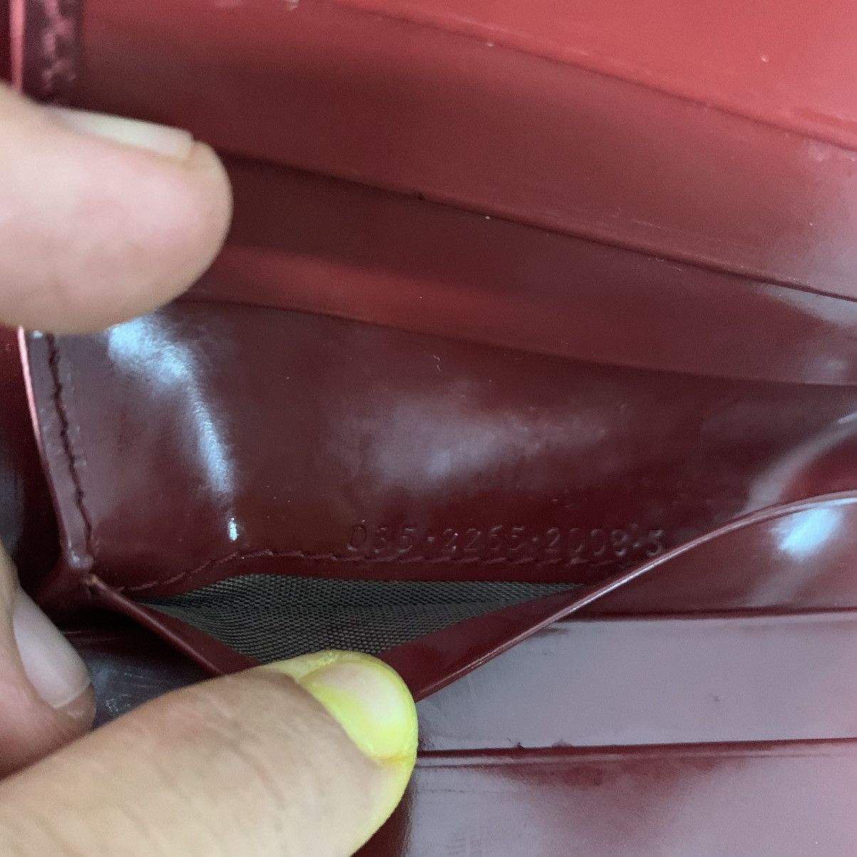 Gucci Gucci Leather Burgandy Wallet Size ONE SIZE - 11 Thumbnail