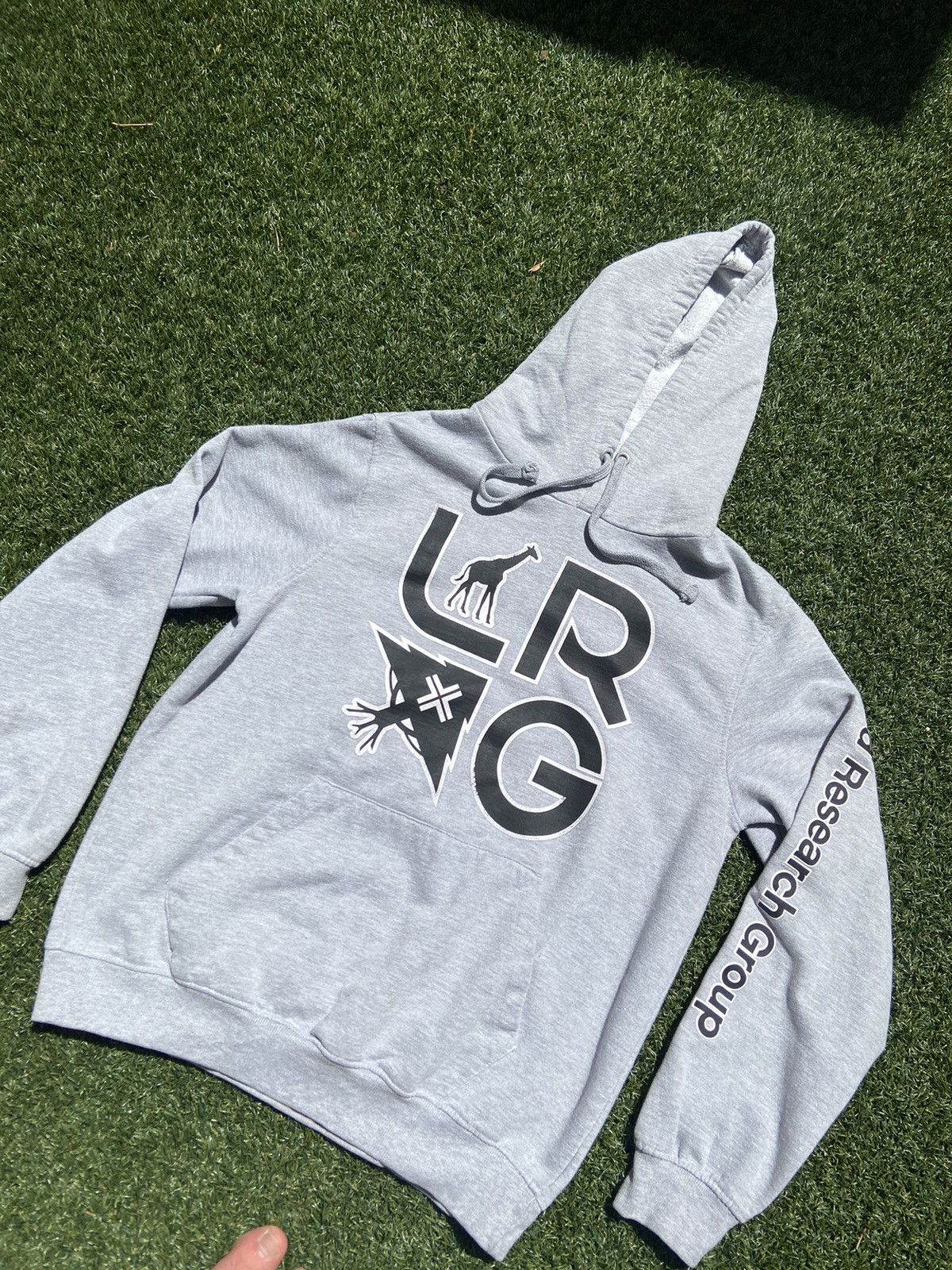 LRG × Vintage VTG 00’s LRG Grey Pullover Hoodie Size US S / EU 44-46 / 1 - 3 Thumbnail