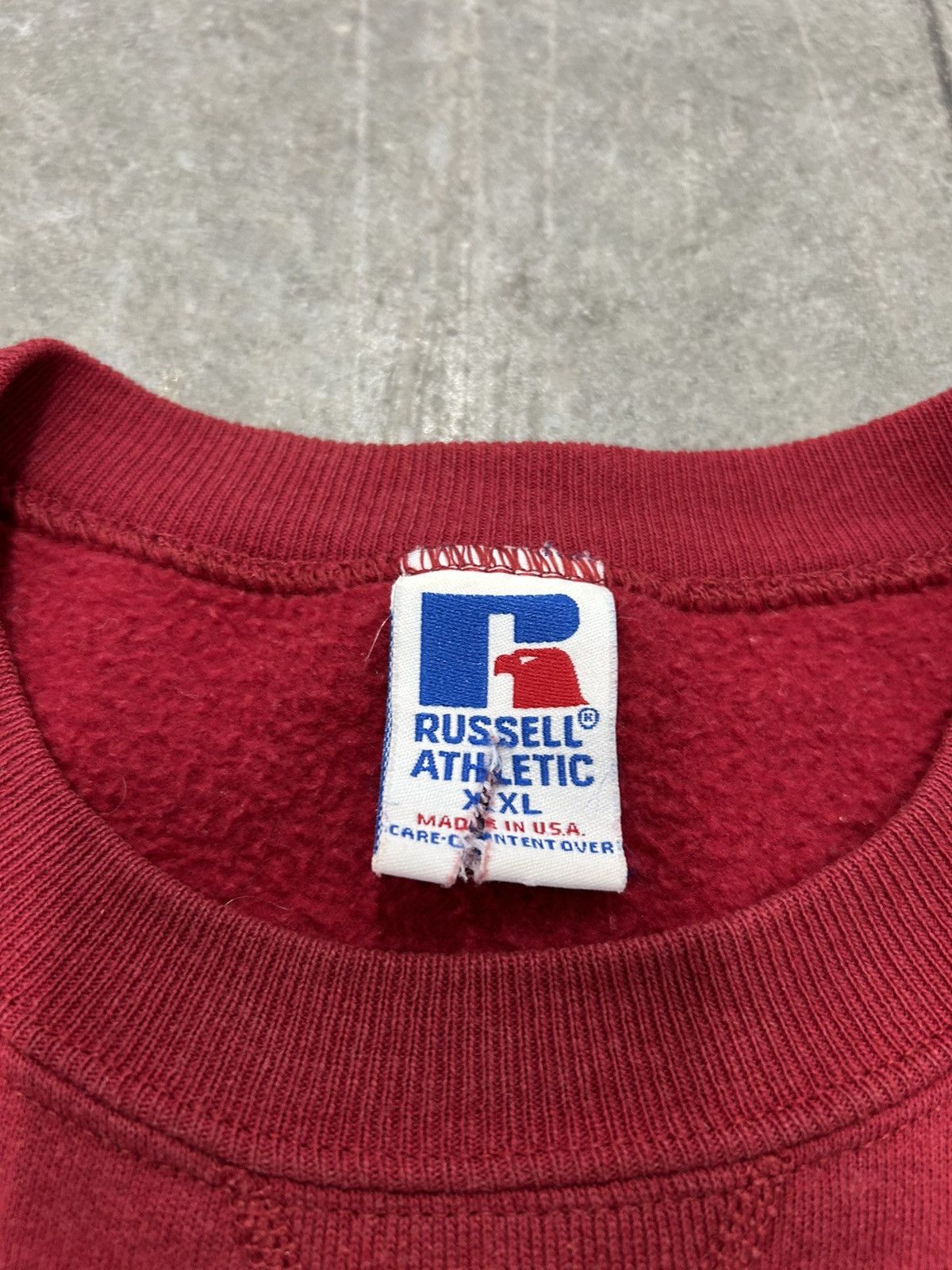 Russell Athletic Vintage Russell athletic sweatshirt red Size US XXL / EU 58 / 5 - 2 Thumbnail