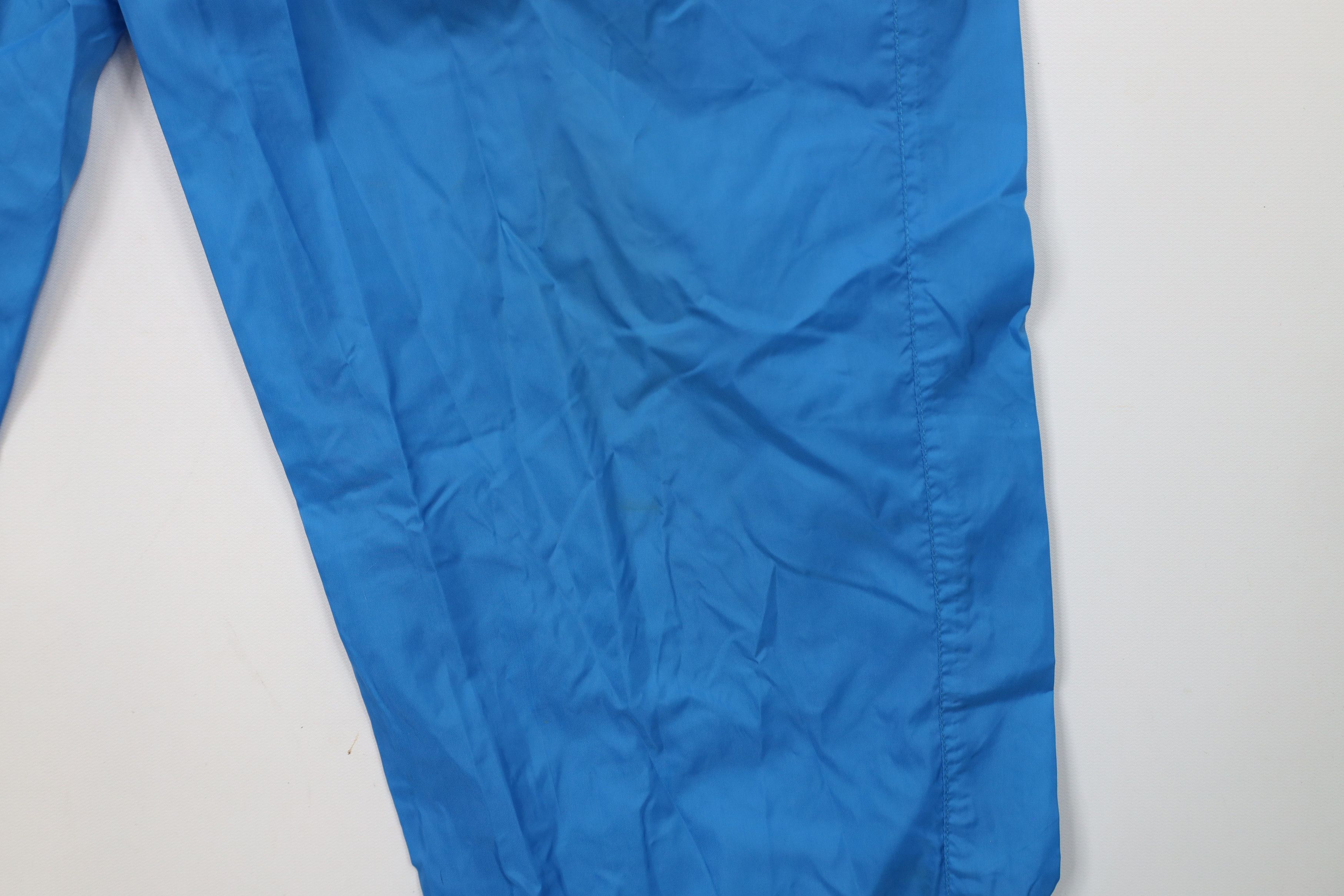 Adidas × Vintage Vintage 90s Adidas Trefoil Windbreaker Jogger Pants Blue Size US 34 / EU 50 - 6 Thumbnail