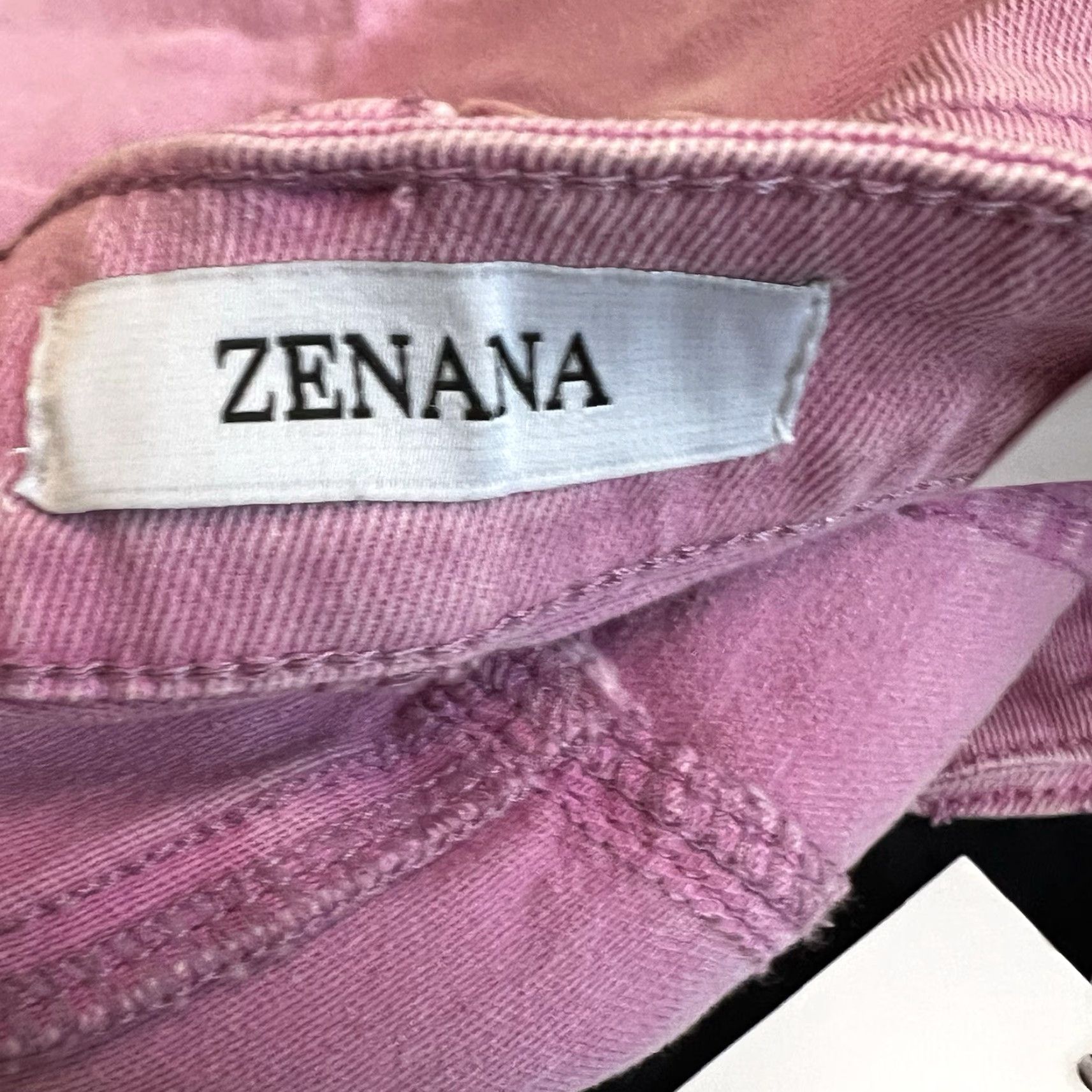 Vintage VINTAGE Zenana Denim Mini Skirt Womens Size M Pink Casual Party Spring Summer Hipster 90s Size 32" / US 10 / IT 46 - 7 Thumbnail