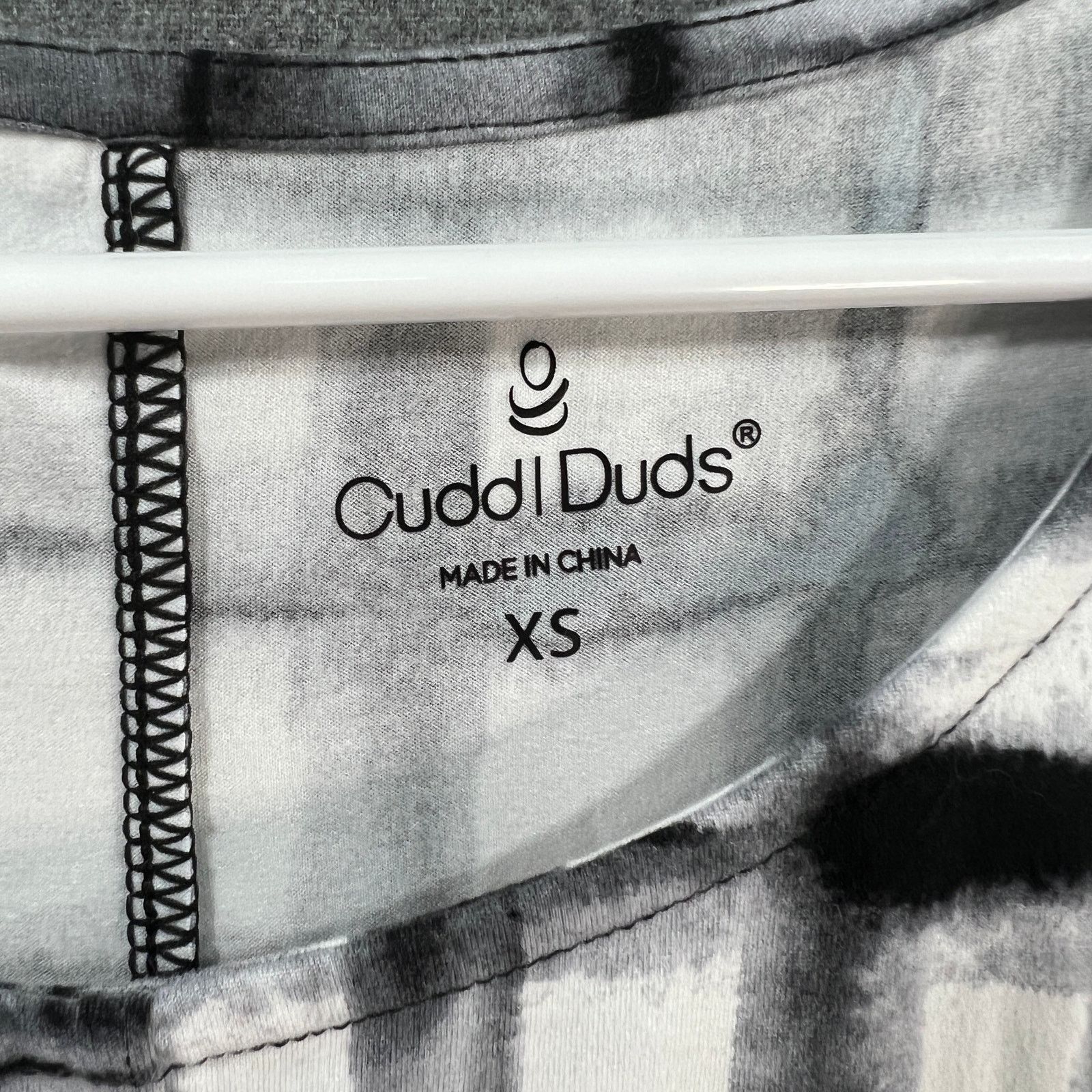 Other Cuddl Duds Flexwear Paneled Maxi Dress Black Gingham Size XS / US 0-2 / IT 36-38 - 3 Thumbnail