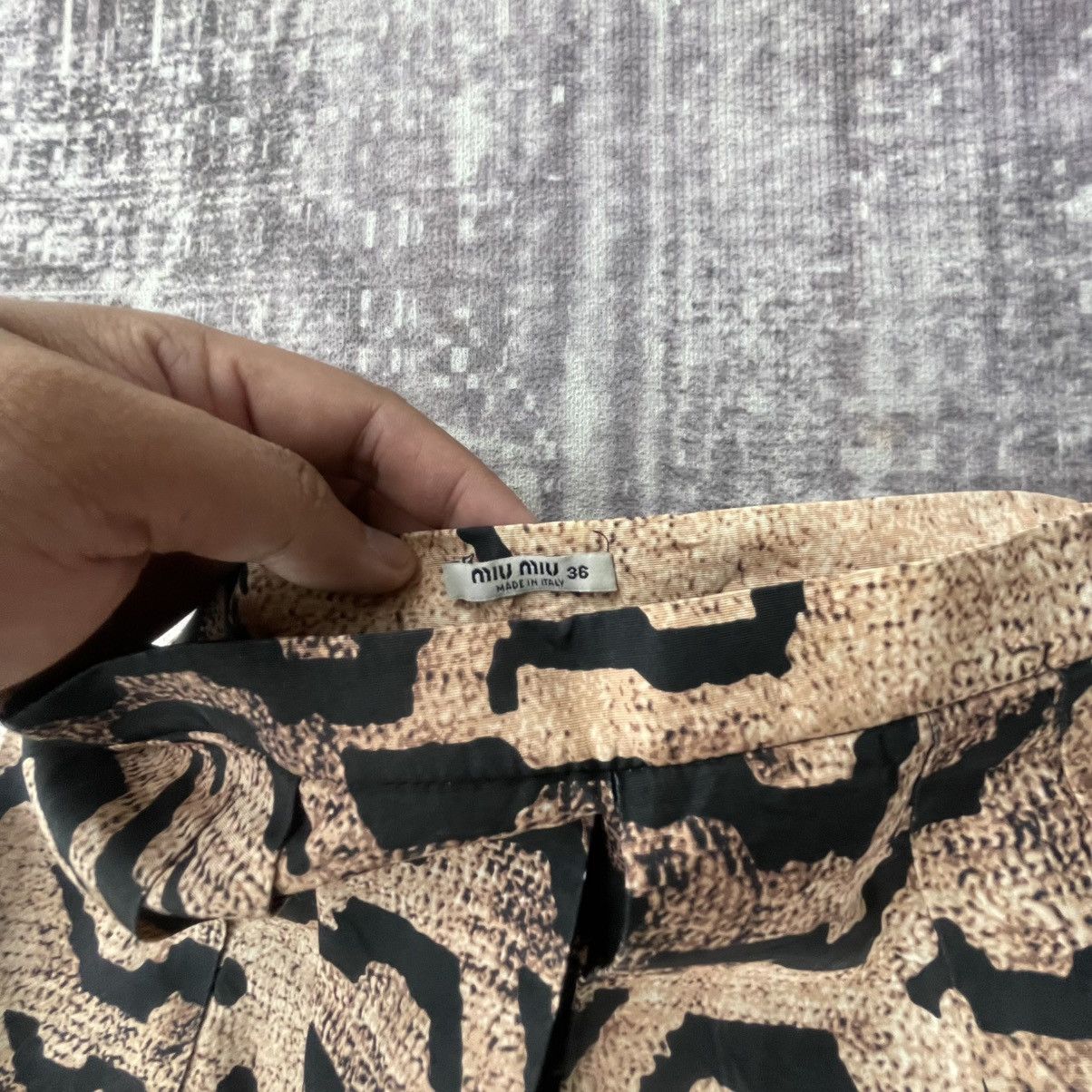 Miu Miu Vintage Miu Miu Runway Fall 2009 Mini Skirts Size 24" / US 00 / IT 34 - 4 Thumbnail