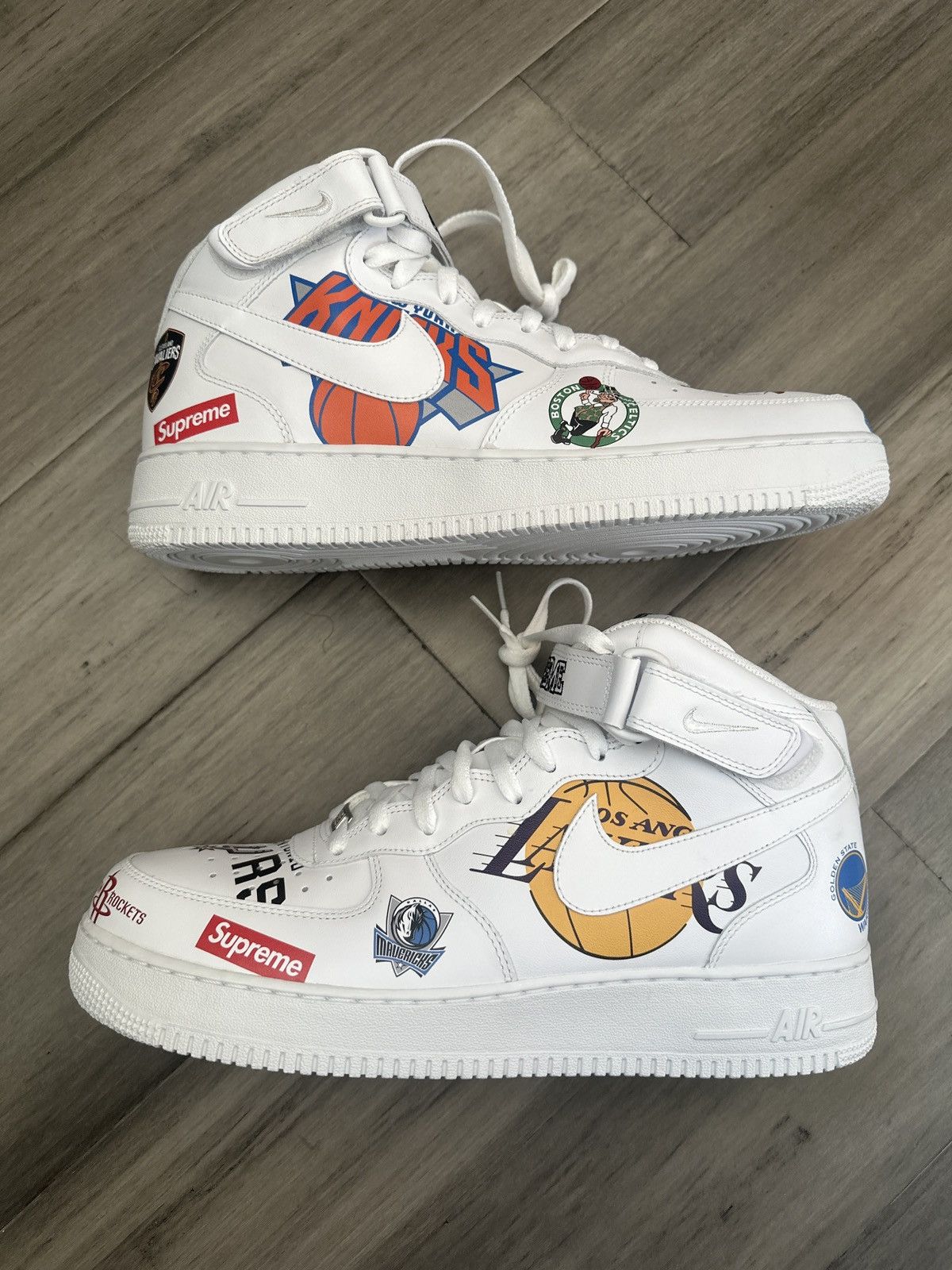 Nike × Supreme SUPREME X NIKE X NBA Air Force 1 Size US 13 / EU 46 - 2 Thumbnail