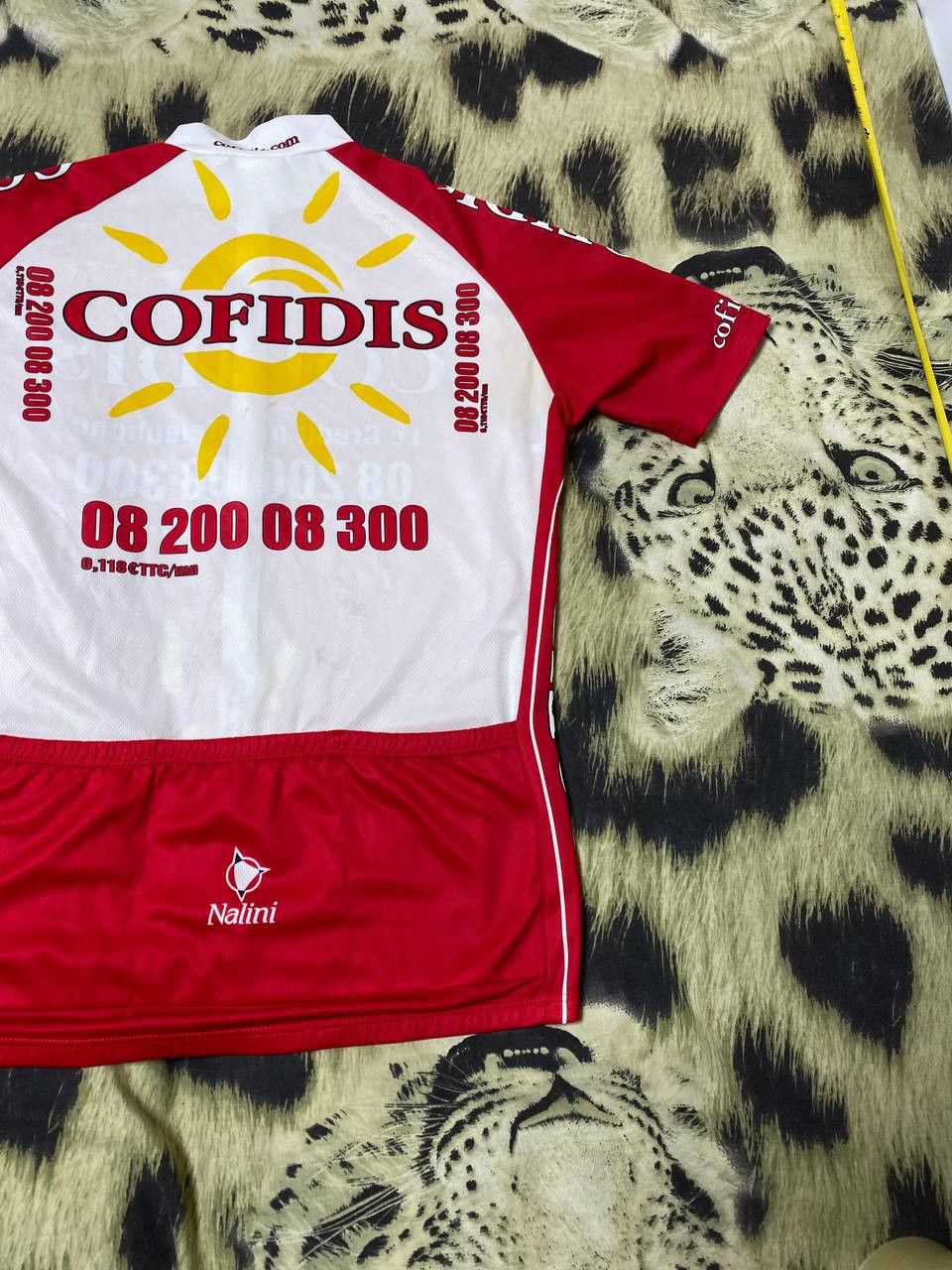 Vintage CYCLING SHIRT JERSEY MAGLIA CAMISETA TRIKOT COFIDIS NALINI Size US M / EU 48-50 / 2 - 16 Thumbnail