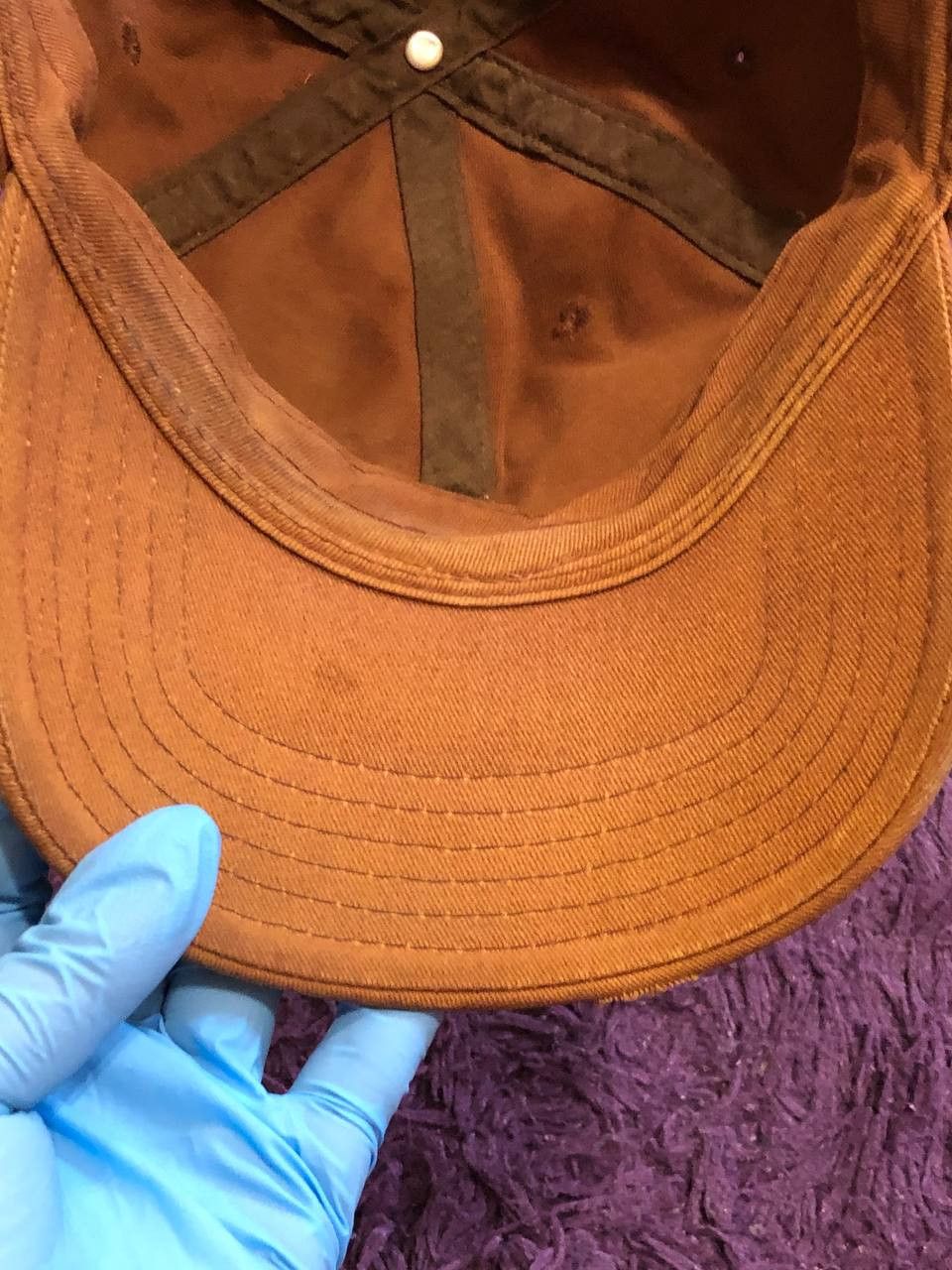 Bob Marley Hats beige Vintage Y2K streetwear Cap big print Bob Marley Size ONE SIZE - 18 Thumbnail