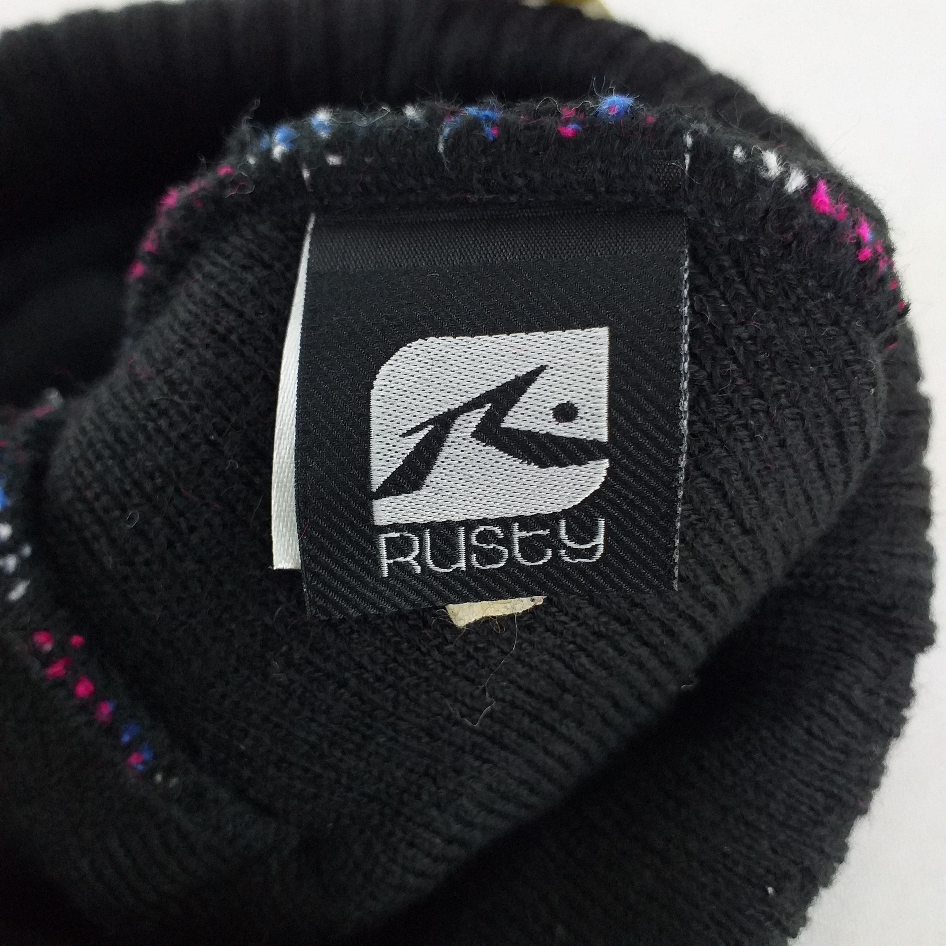 Rusty Vintage 1985 Rusty Snow Cap Hat Beanie -BN473 Size ONE SIZE - 5 Thumbnail