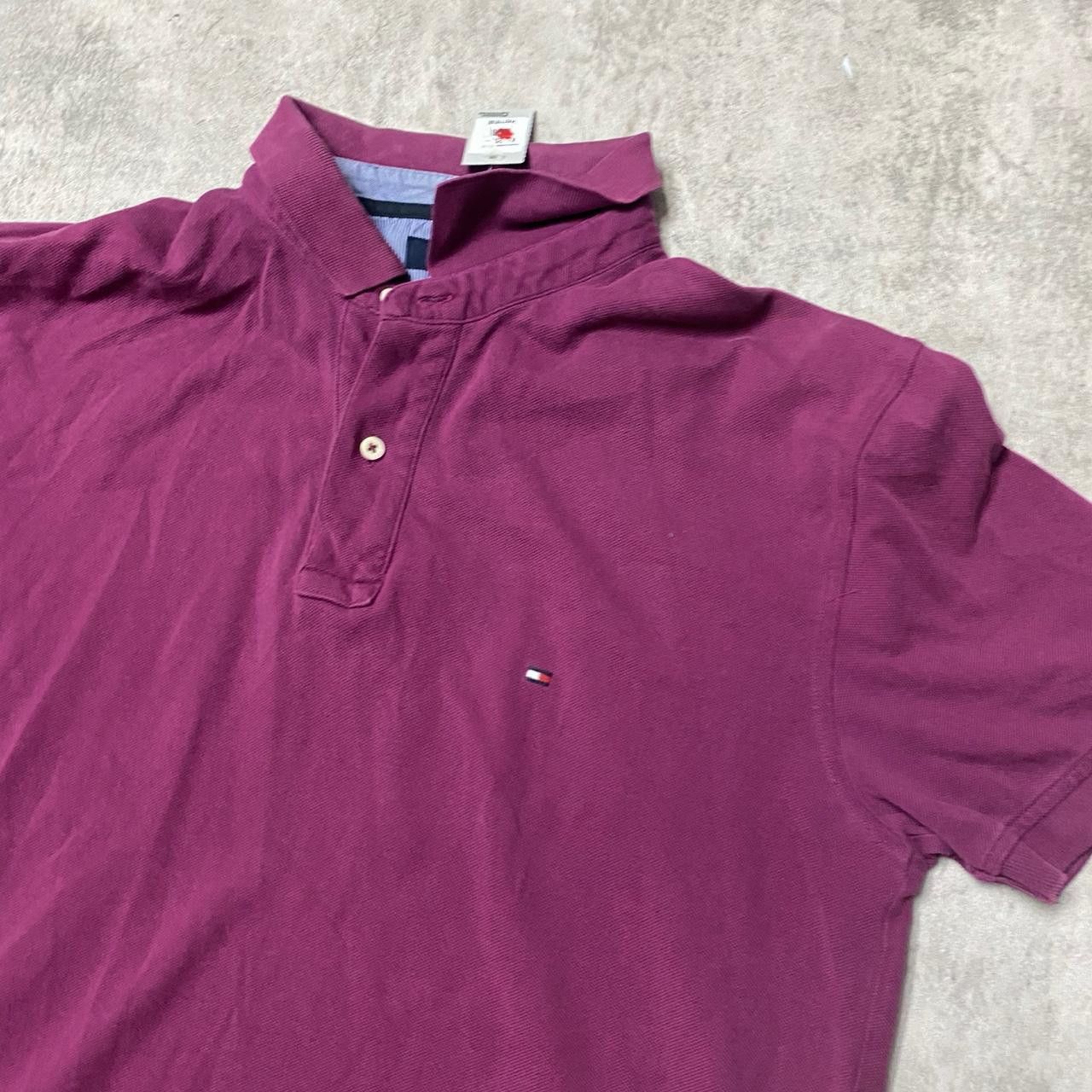 Tommy Hilfiger Purple Tommy Hilfiger polo shirt #poloshirt Size US XXL / EU 58 / 5 - 2 Thumbnail