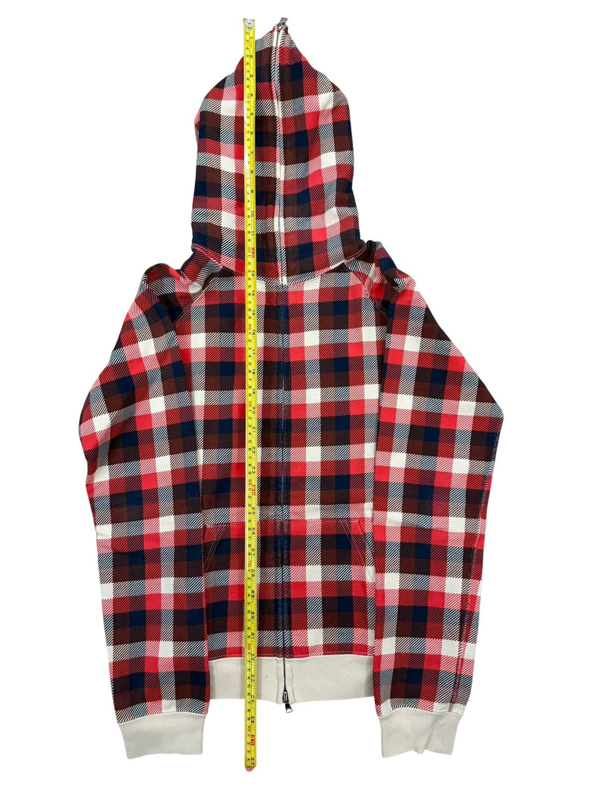 Bape Bape Checkered Fullzip Hoodie MULTI Size S / US 4 / IT 40 - 2 Thumbnail