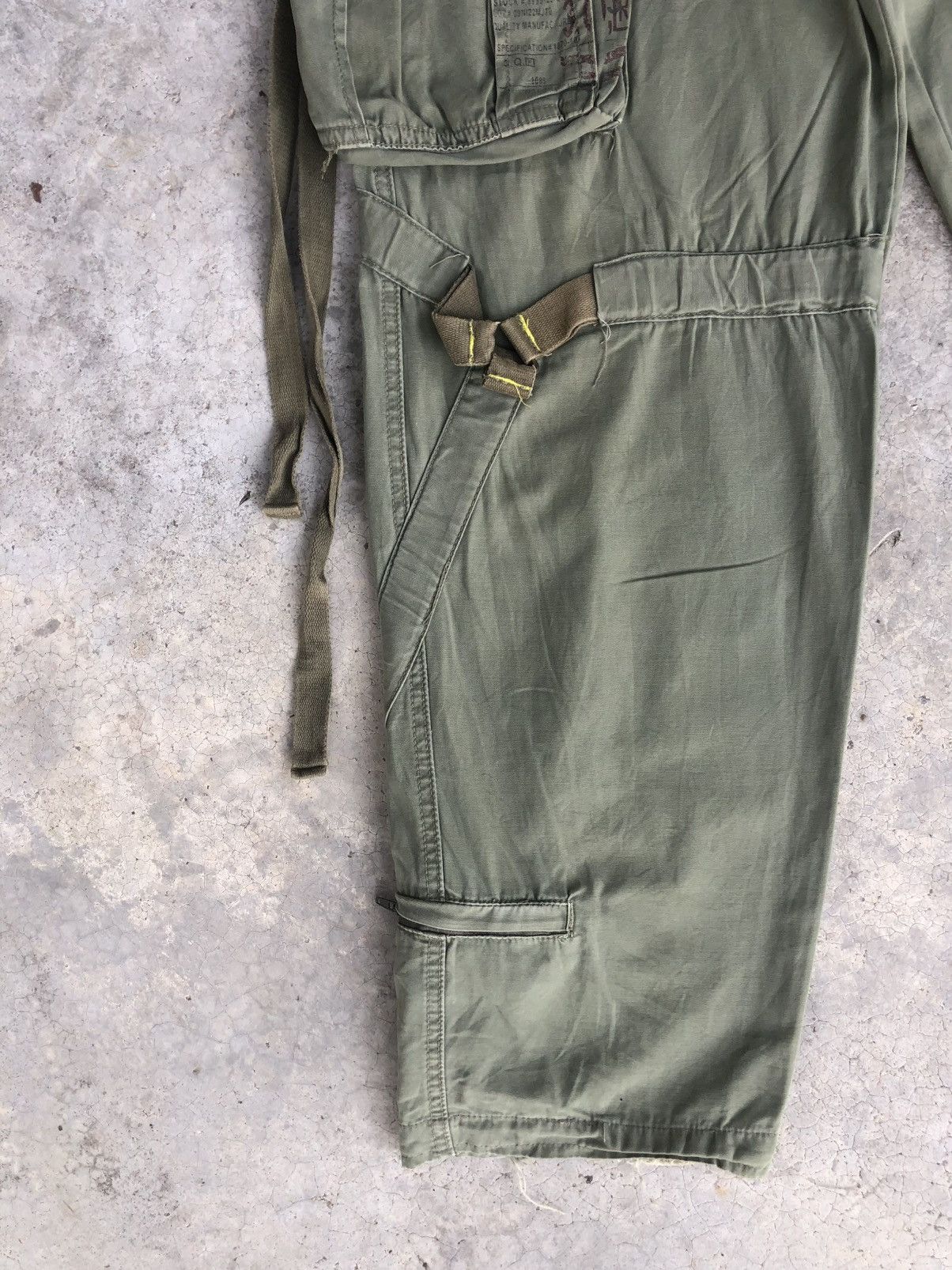 Japanese Brand Japanese 3.Q.R Army Cargo Pants Bondage Multipocket Size US 31 - 6 Thumbnail
