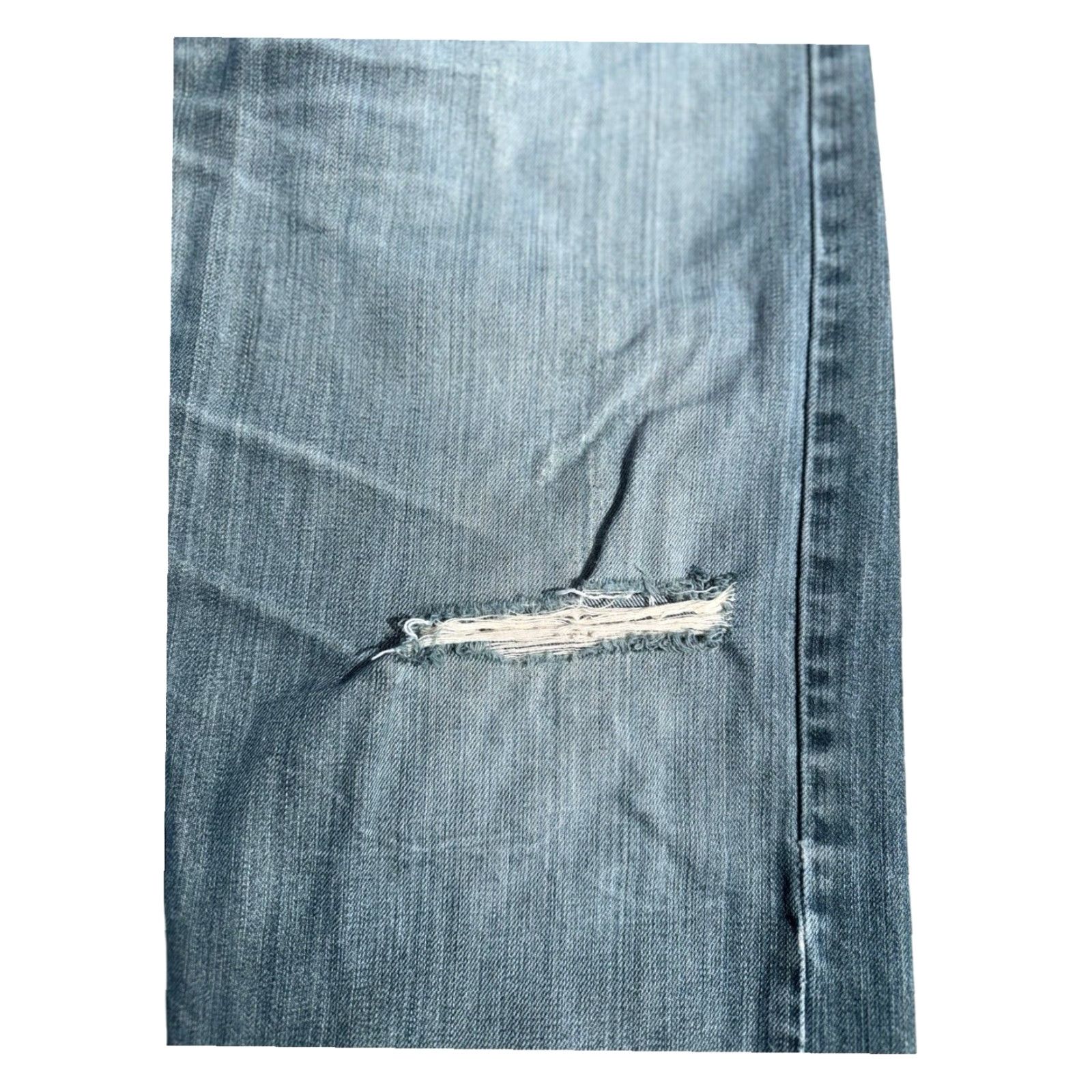 Levi's VINTAGE Levi's 505 Jeans Distressed Grunge Denim Men 36x32 Blue Straight 32in Inseam Mens Size US 36 / EU 52 - 5 Thumbnail