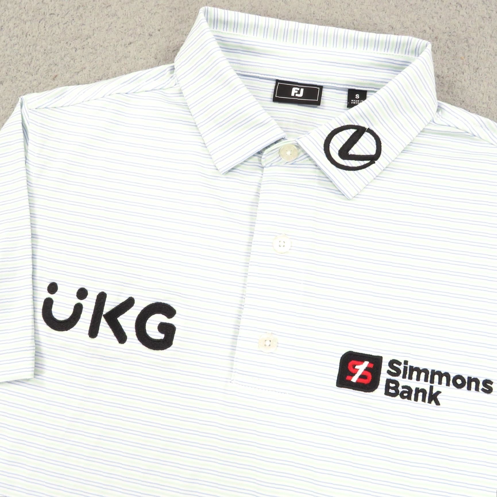 Footjoy Footjoy Polo Men Small Tour Issue Golf Shirt Will Zalatoris Performance Light FJ Size US S / EU 44-46 / 1 - 2 Thumbnail