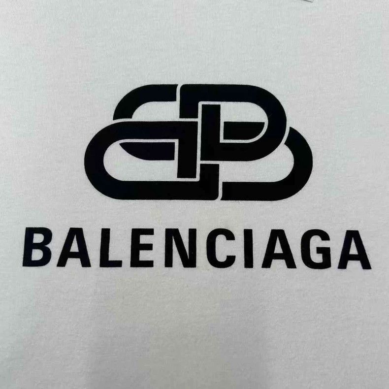 Balenciaga Balenciaga White Buckle Logo Short Sleeve Size US XXS / EU 40 - 6 Thumbnail