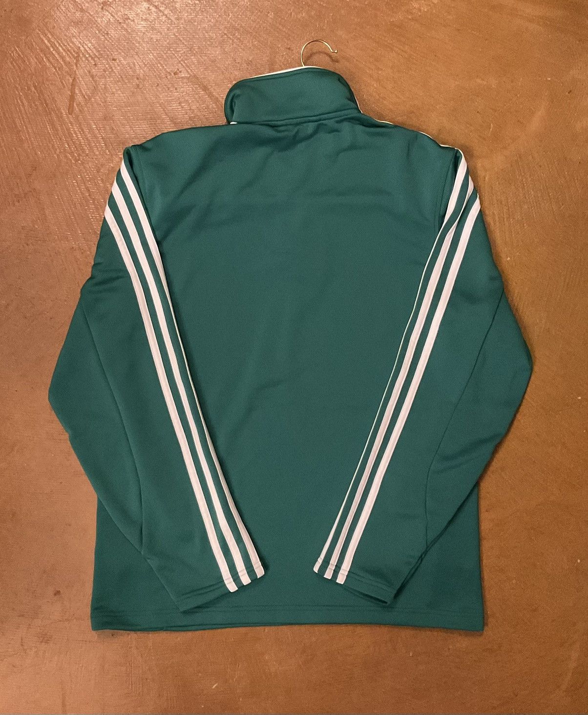 Adidas Adidas Teal Quarter-Zip with White Accents Size US M / EU 48-50 / 2 - 2 Thumbnail
