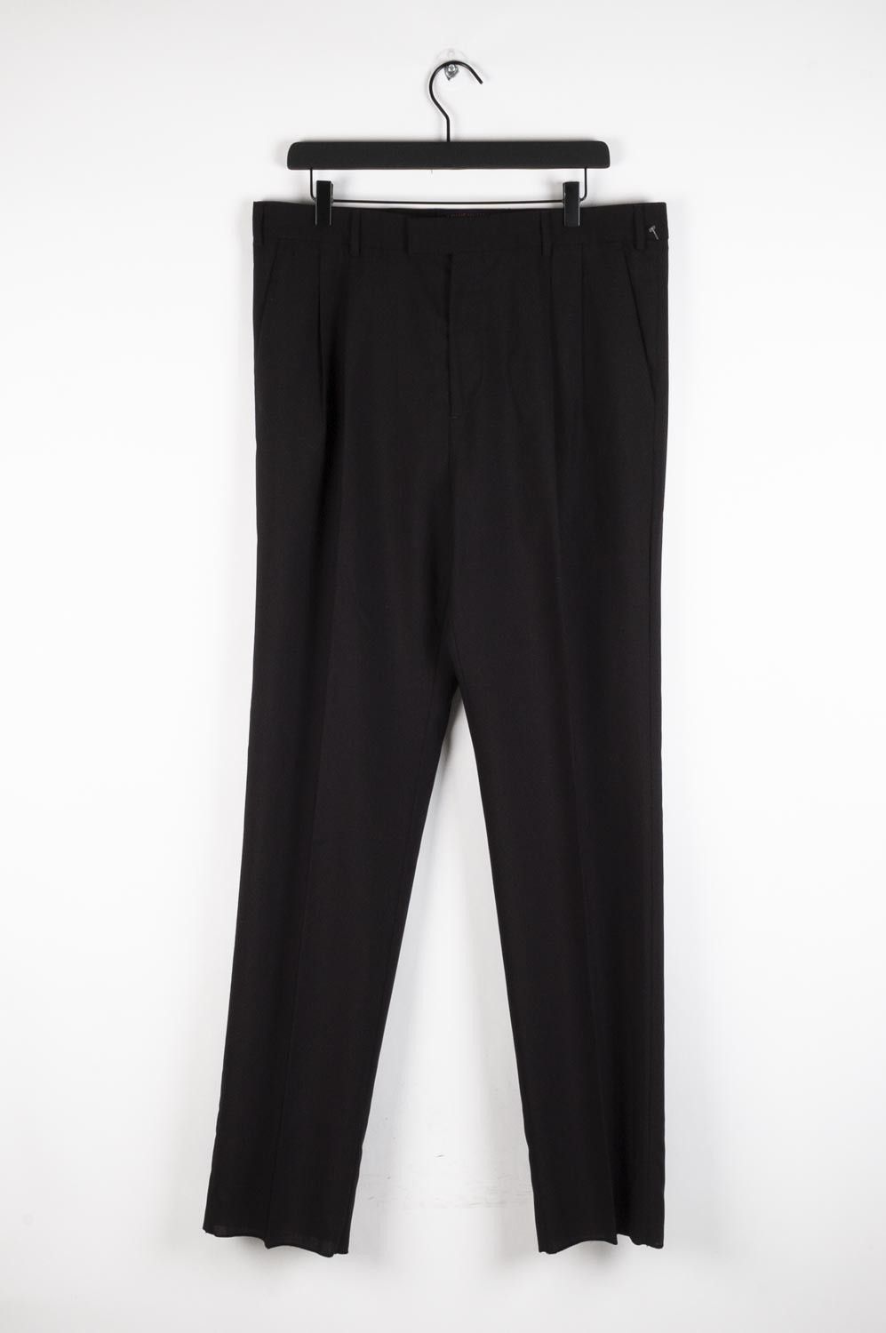 image of Louis Vuitton Uniforms Wool Men Pants Size 52It in Black