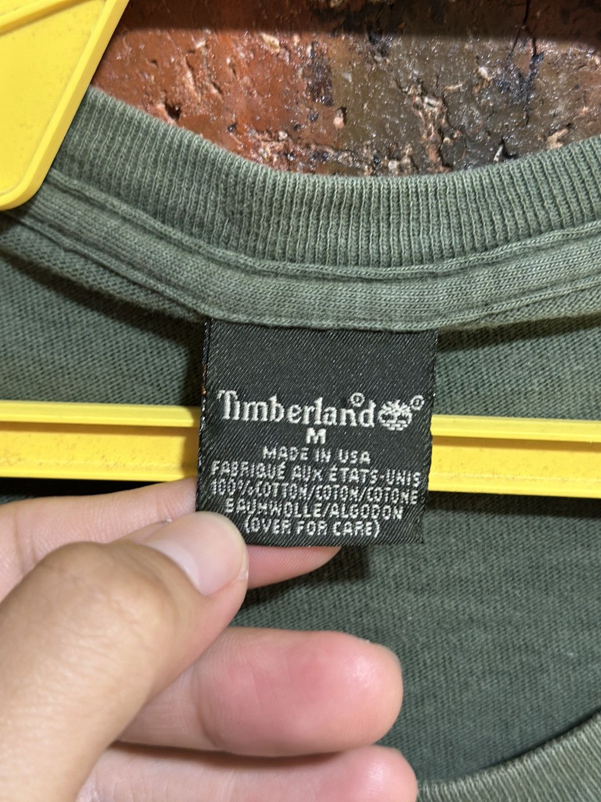 Timberland Thrashed Vintage Timberland Logo Sun Faded Tee Size US L / EU 52-54 / 3 - 6 Thumbnail