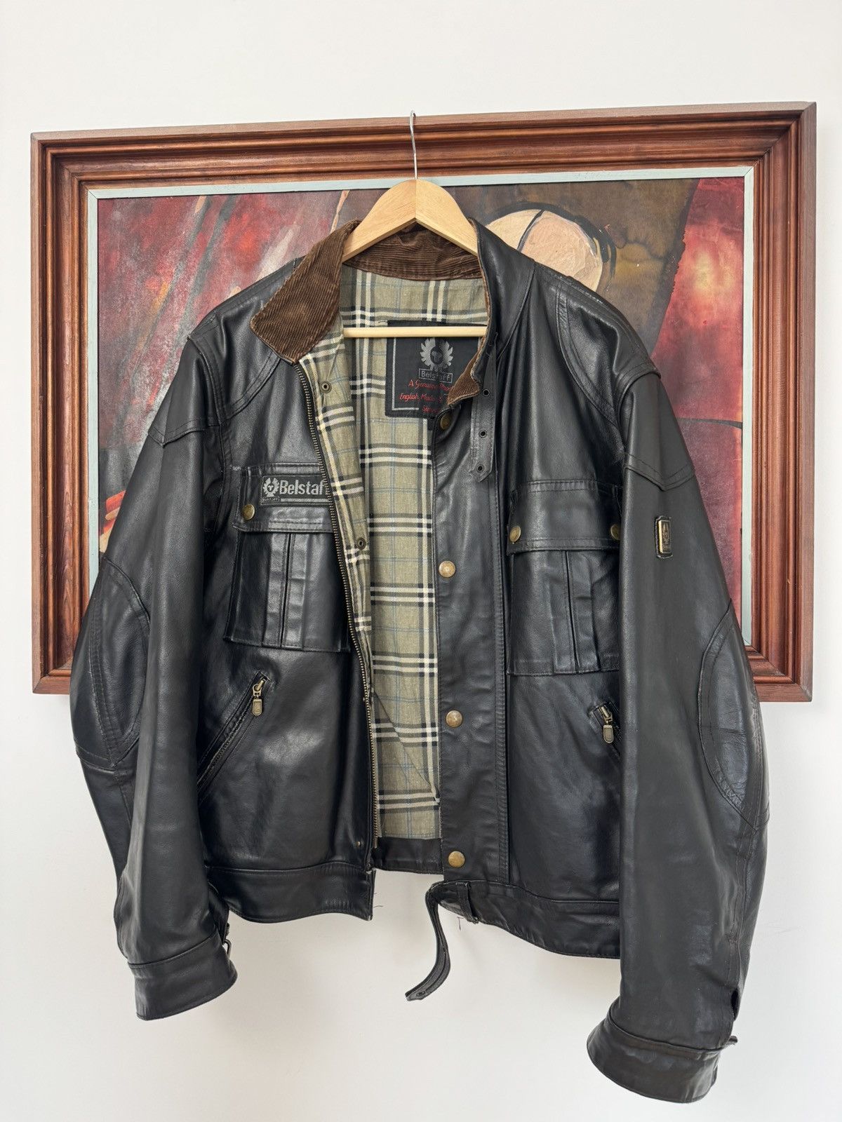 Belstaff Belstaff Cougar Leather Motorcycle Jacket Vintage Y2k Racing Size US L / EU 52-54 / 3 - 2 Thumbnail