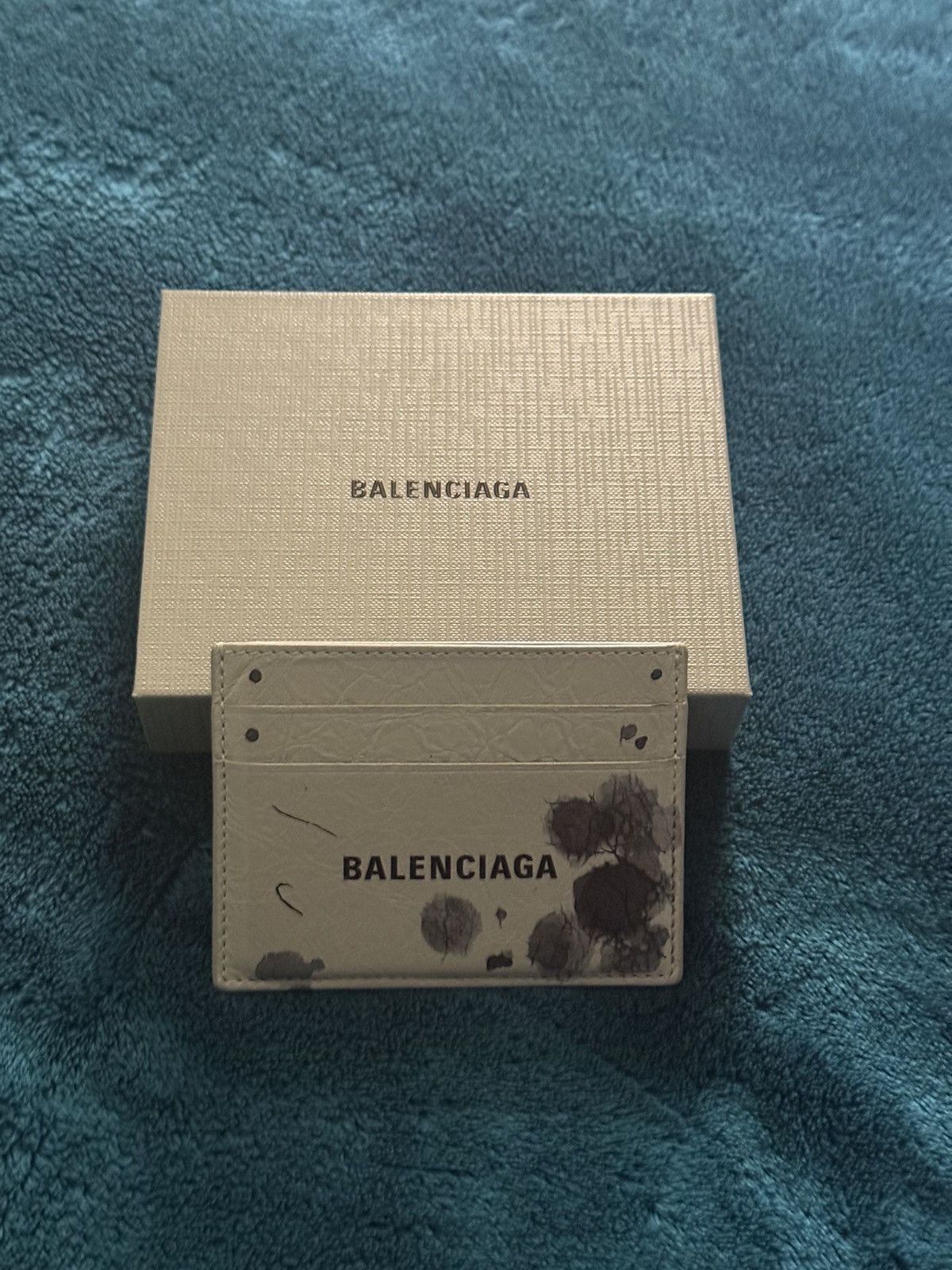 Balenciaga balenciaga paint splatter cardholder Size ONE SIZE - 1 Thumbnail
