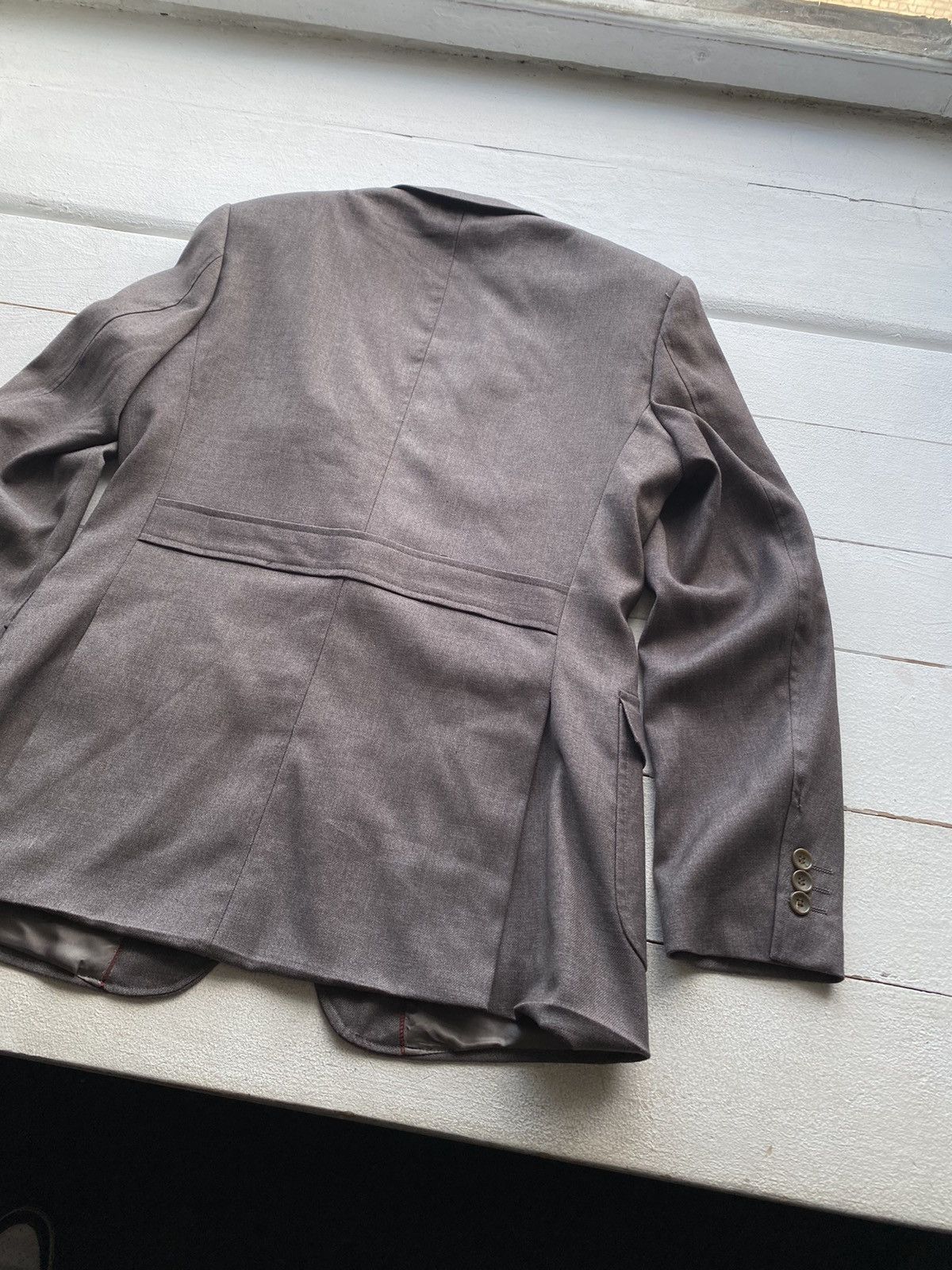 Comme des Garcons × Japanese Brand × Vintage Comme des Garcons Japanese Grey Mens 48 Blazer France Made Size 48R - 12 Thumbnail
