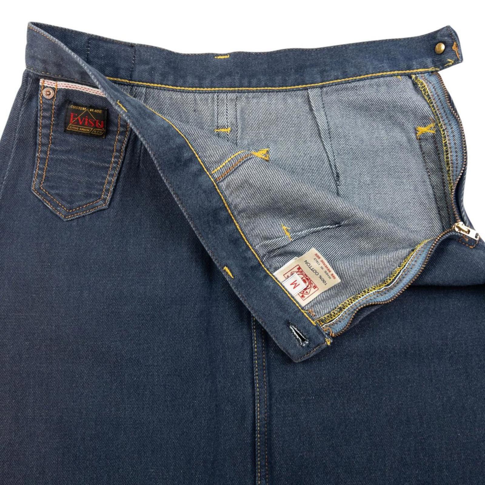 Evisu Vintage Evisu Double Gull Embroidered Denim Skirt Size W26 Size 32" / US 10 / IT 46 - 4 Thumbnail