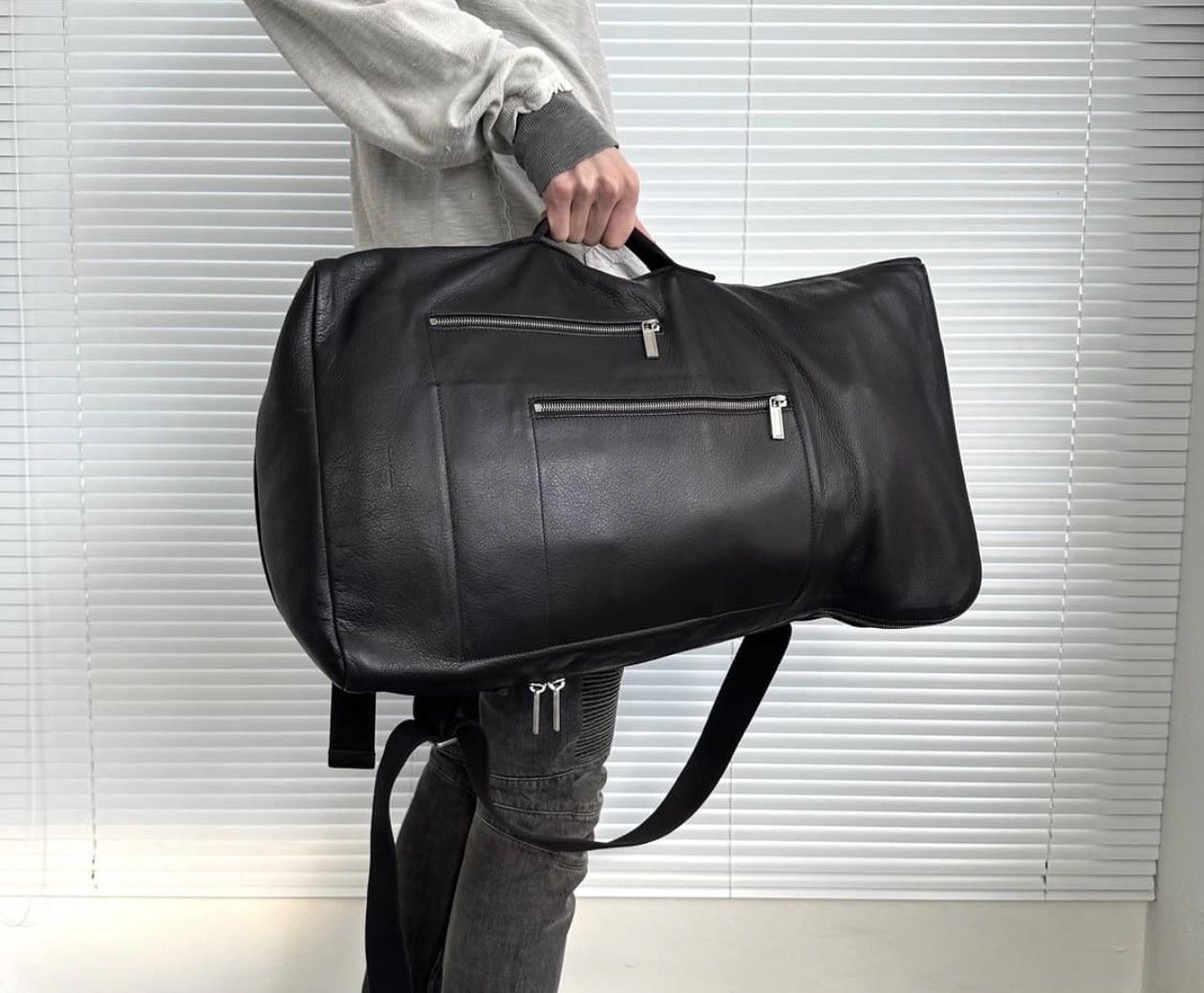 Rick Owens Rick owens full grain 3 way bag Size ONE SIZE - 7 Thumbnail