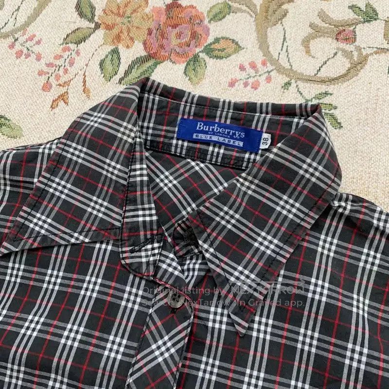 Burberry Burberry Black Cotton Long Sleeve Shirt. Size M / US 6-8 / IT 42-44 - 6 Thumbnail