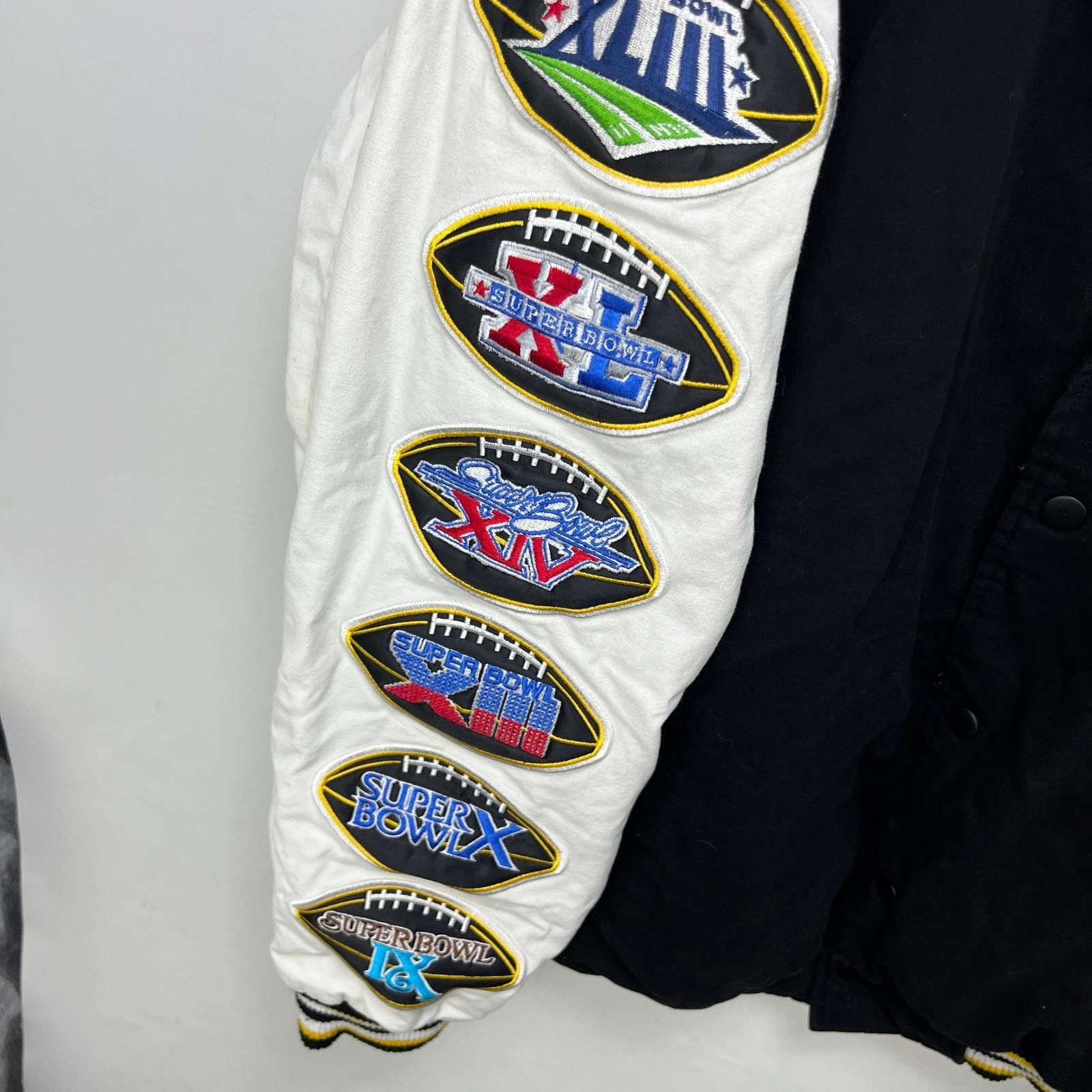 Other Vintage Pittsburgh Steelers 6-Time Super Bowl Jacket 2XL NFL Size ONE SIZE - 5 Thumbnail