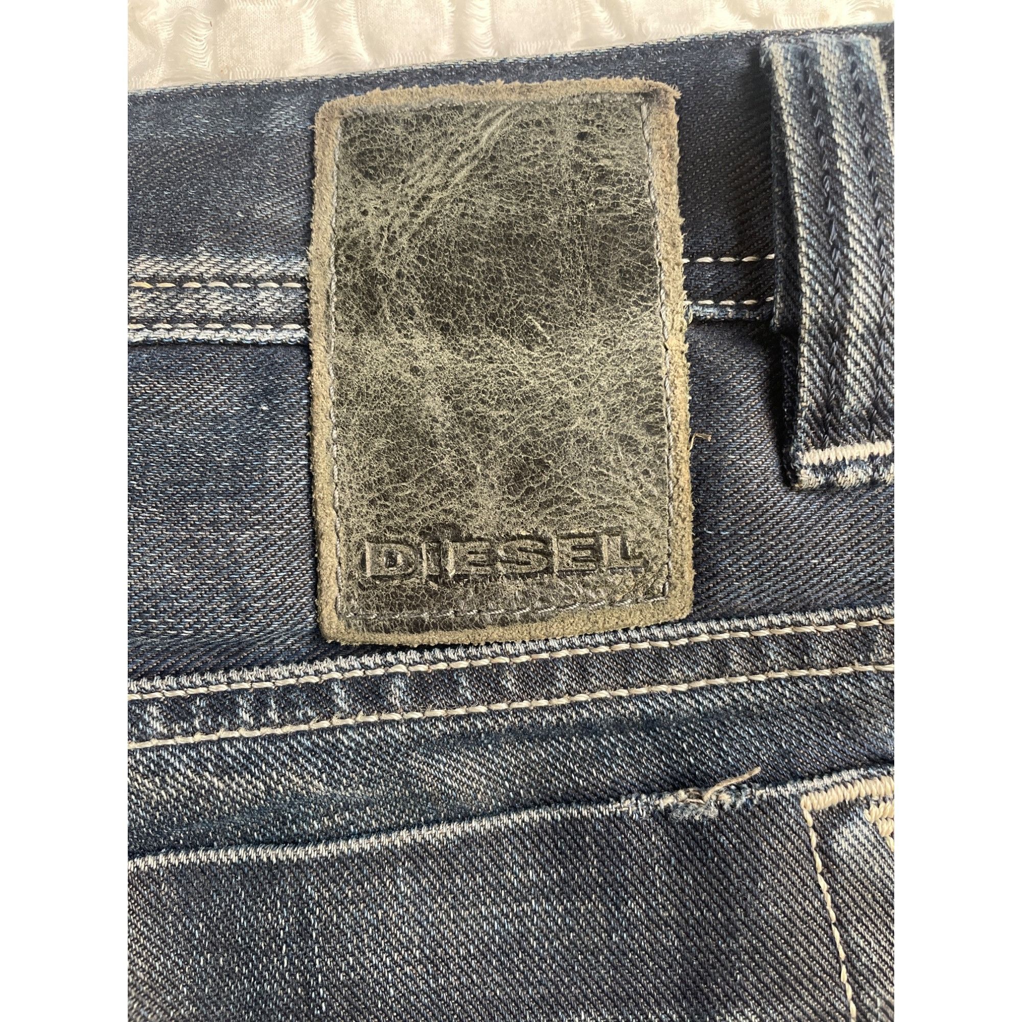 Diesel Diesel Jeans Made in Italy Mens Blue Faded Jeans Pants Size Size US 31 - 7 Thumbnail