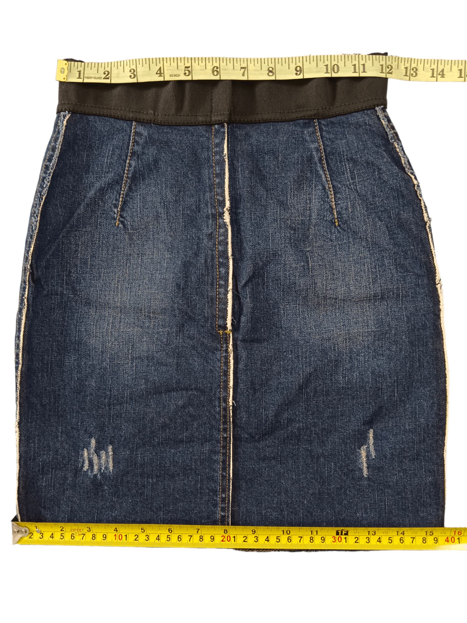 Dolce & Gabbana Dolce & Gabbana Denim Mini Skirt Size 24" / US 00 / IT 34 - 4 Thumbnail