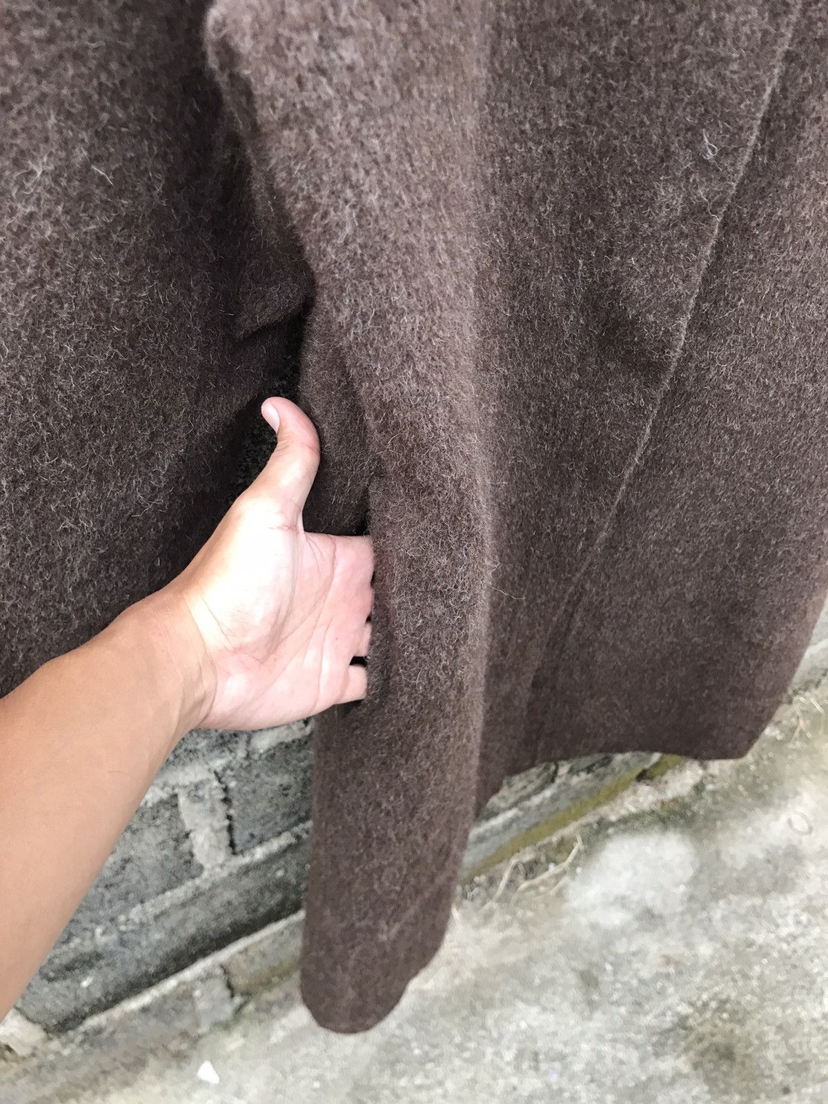 Japanese Brand × Vintage ⚡️Vintage Parienne Hoodie Wool Long Jacket Size L / US 10 / IT 46 - 6 Thumbnail