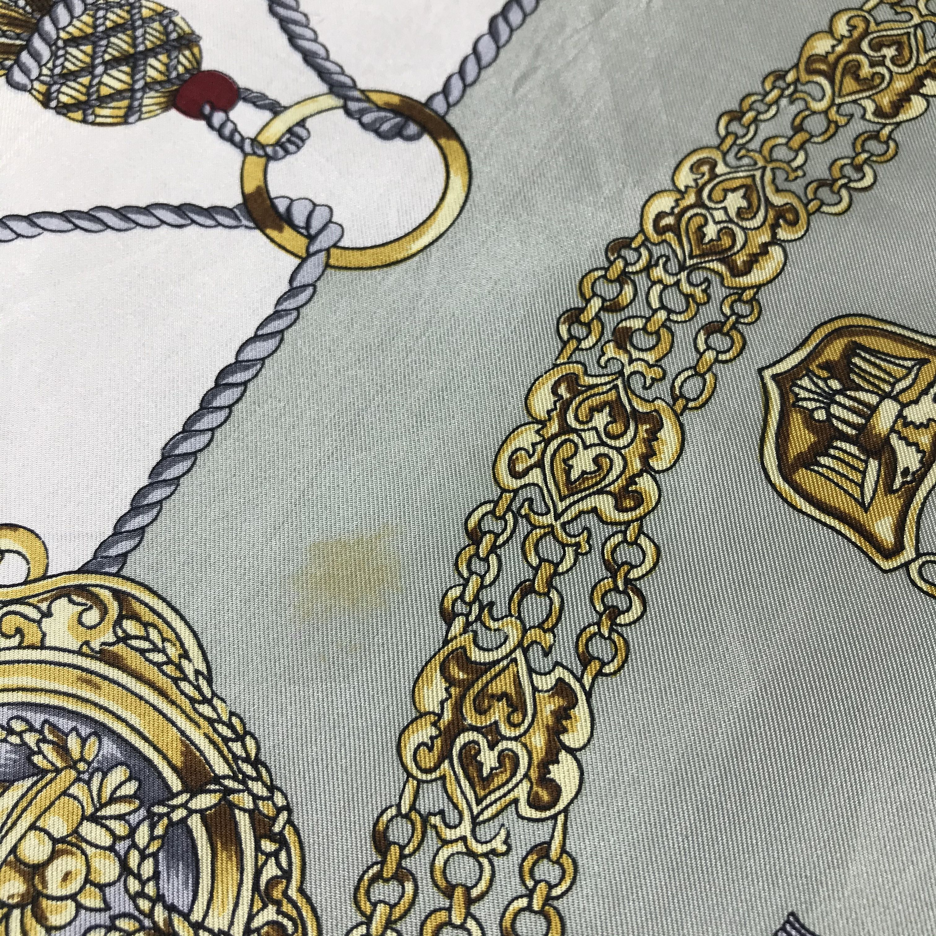 Vintage Luxury Design Vintage Silk Scarf M44 Size ONE SIZE - 7 Thumbnail
