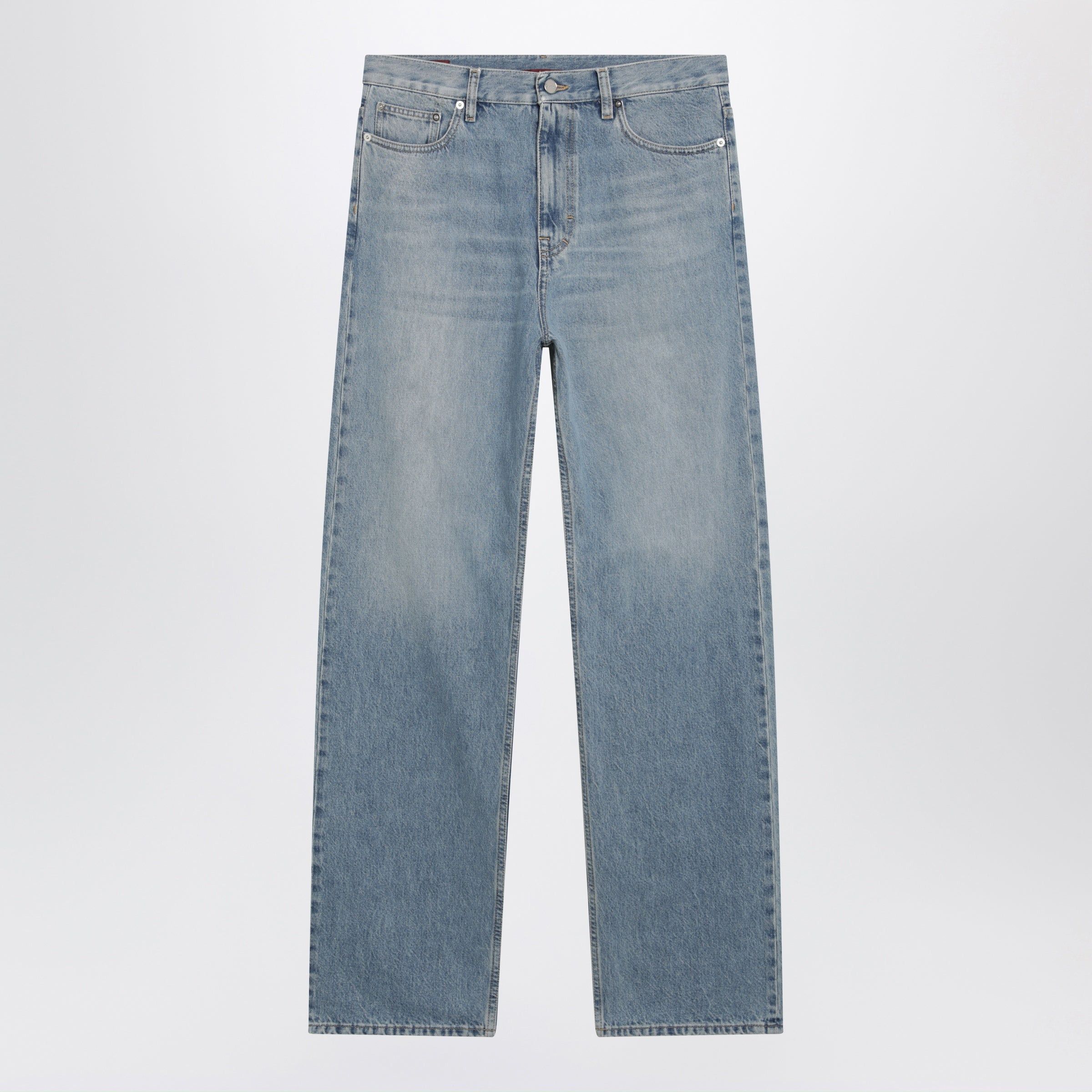 Gucci Gucci Light Blue Loose-Fit Washed Jeans Size US 31 - 1 Thumbnail