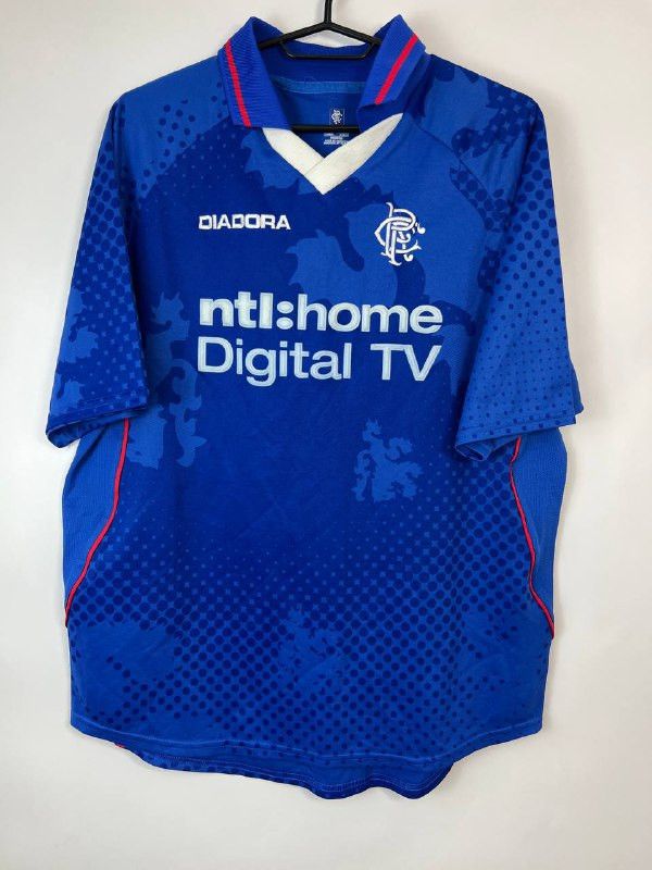 Diadora RANGERS 2002 2003 HOME SHIRT DIADORA Sz M Size US M / EU 48-50 / 2 - 1 Thumbnail
