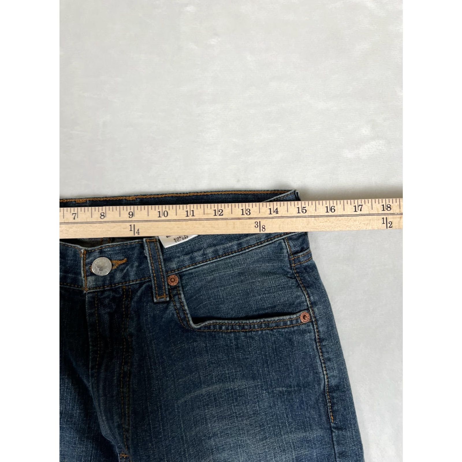 Lucky Brand Vintage Lucky Brand Rivington Jeans Mens 30x20 Blue Classic Straight Dungarees Size US 30 / EU 46 - 4 Thumbnail