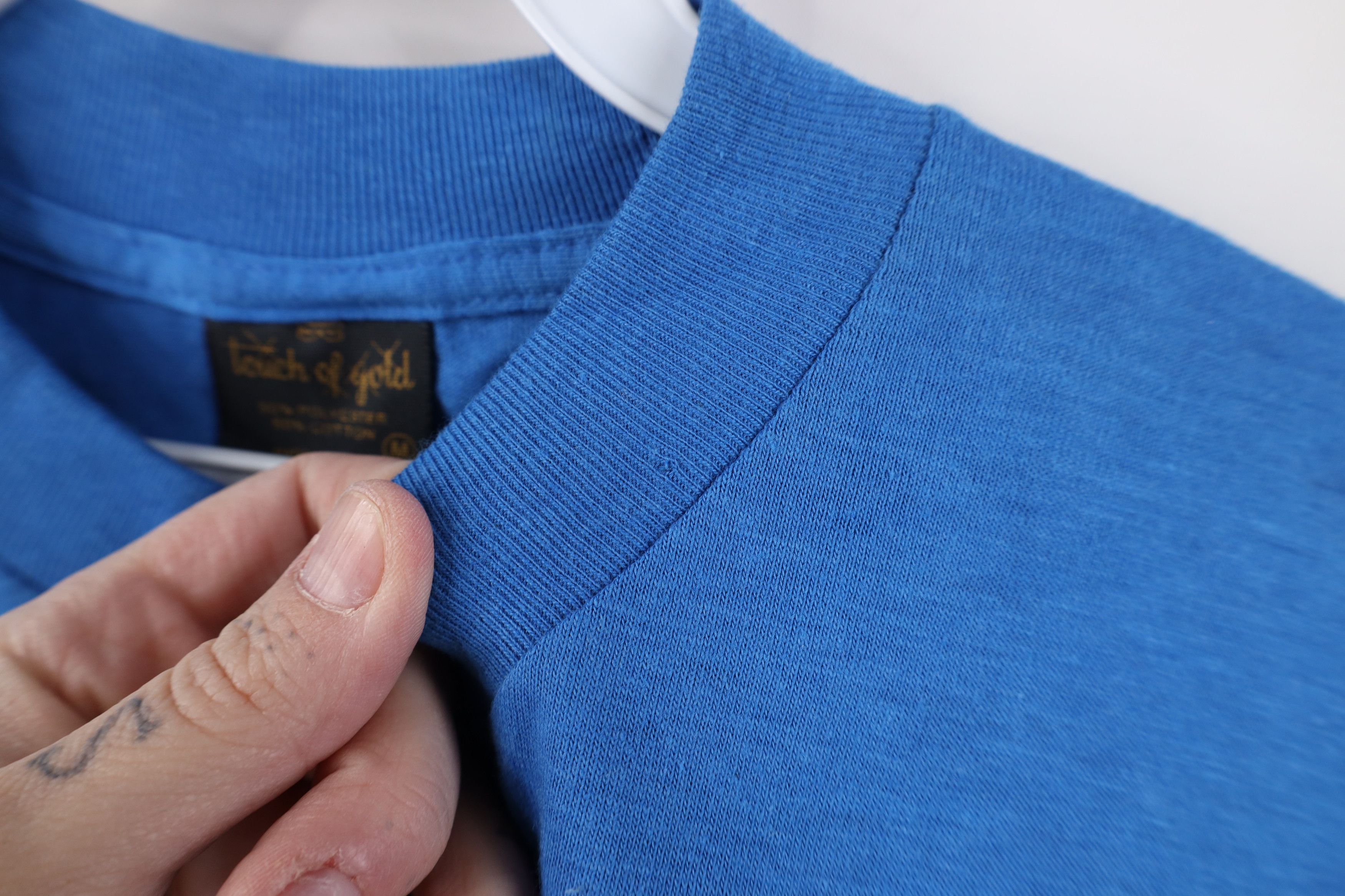 Vintage Vintage 70s 80s Streetwear Long Sleeve T-Shirt Blue USA Size US M / EU 48-50 / 2 - 4 Thumbnail