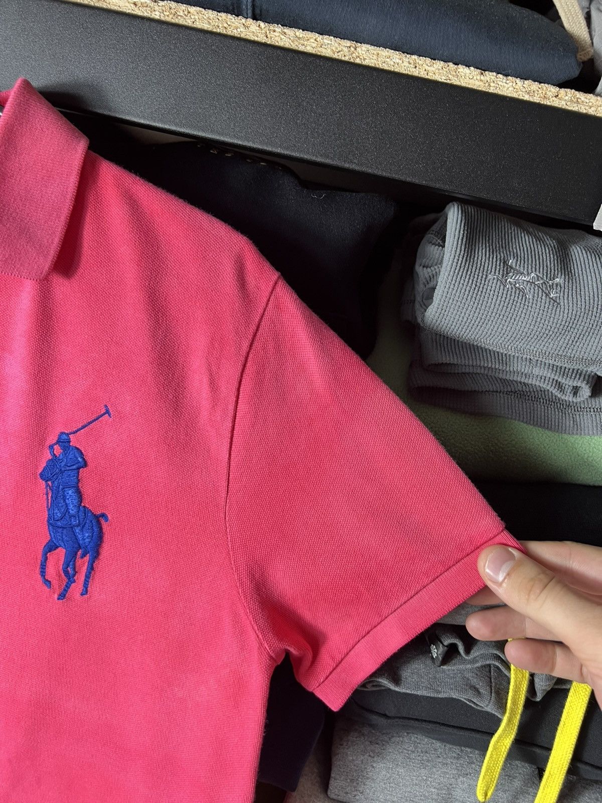 Polo Ralph Lauren Ralph Lauren Pink Polo Shirt M – Distressed / Faded Look Size US M / EU 48-50 / 2 - 7 Thumbnail